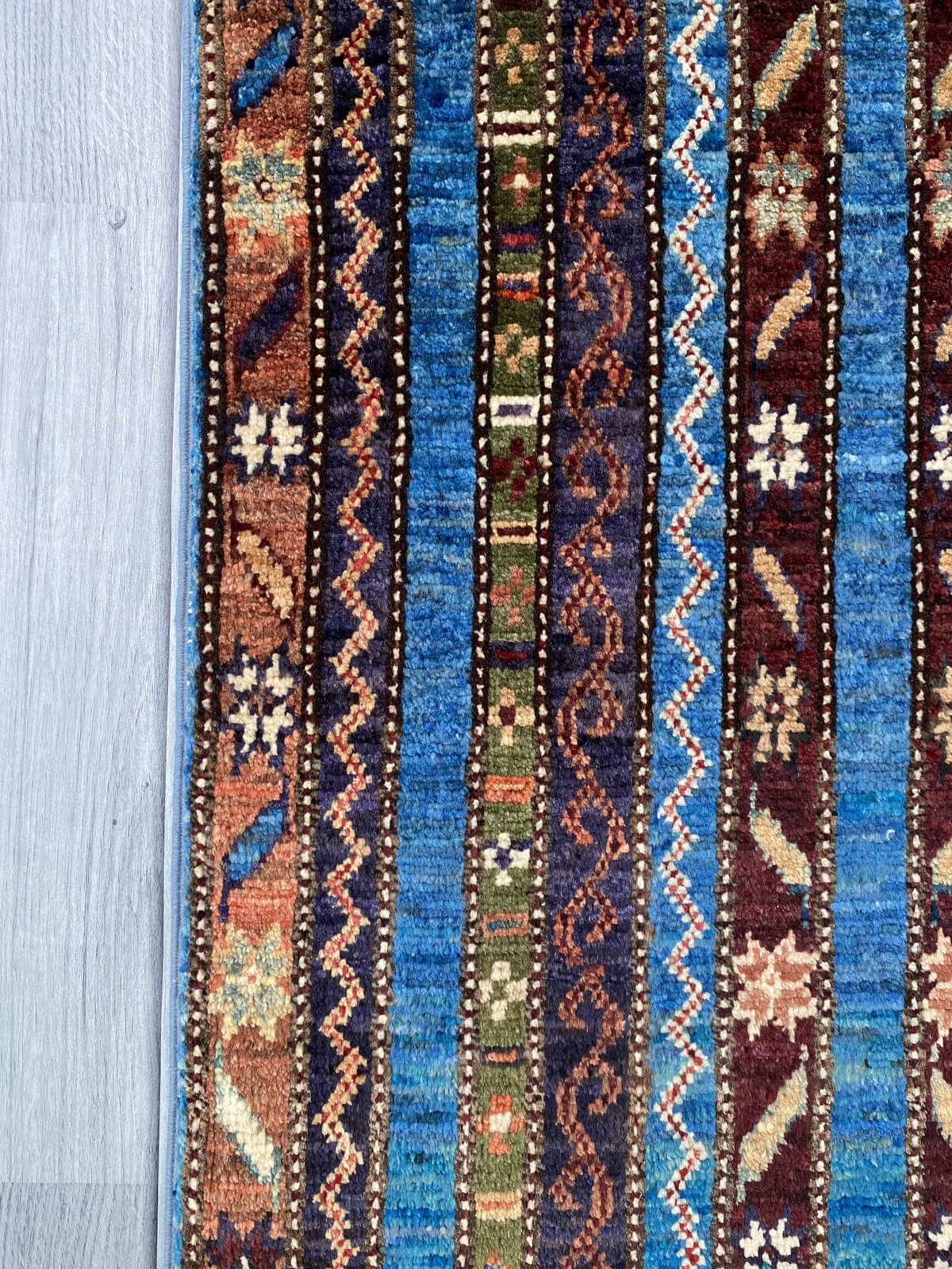 Handmade Afghan Chobi Rug 93x60 cm KAS#805