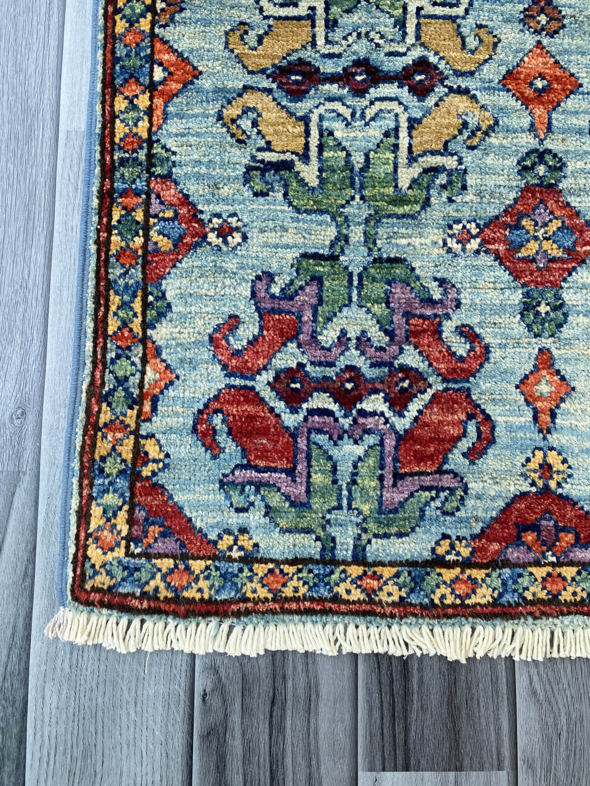 Handmade Afghan Chobi Rug 92x57 cm KAS#806