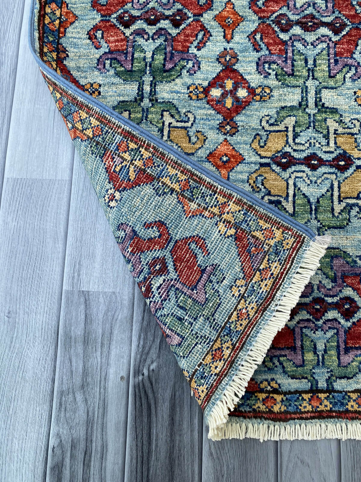 Handmade Afghan Chobi Rug 92x57 cm KAS#806