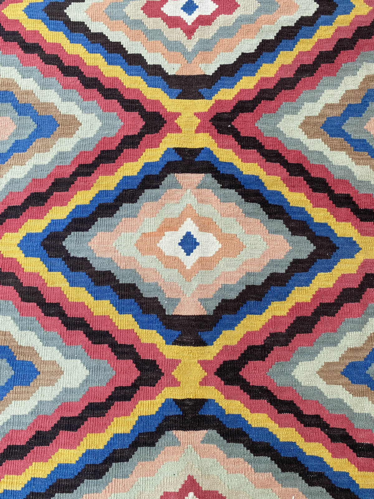 Handmade Afghan Chobi Kilim Rug 196x123 cm KAS#809