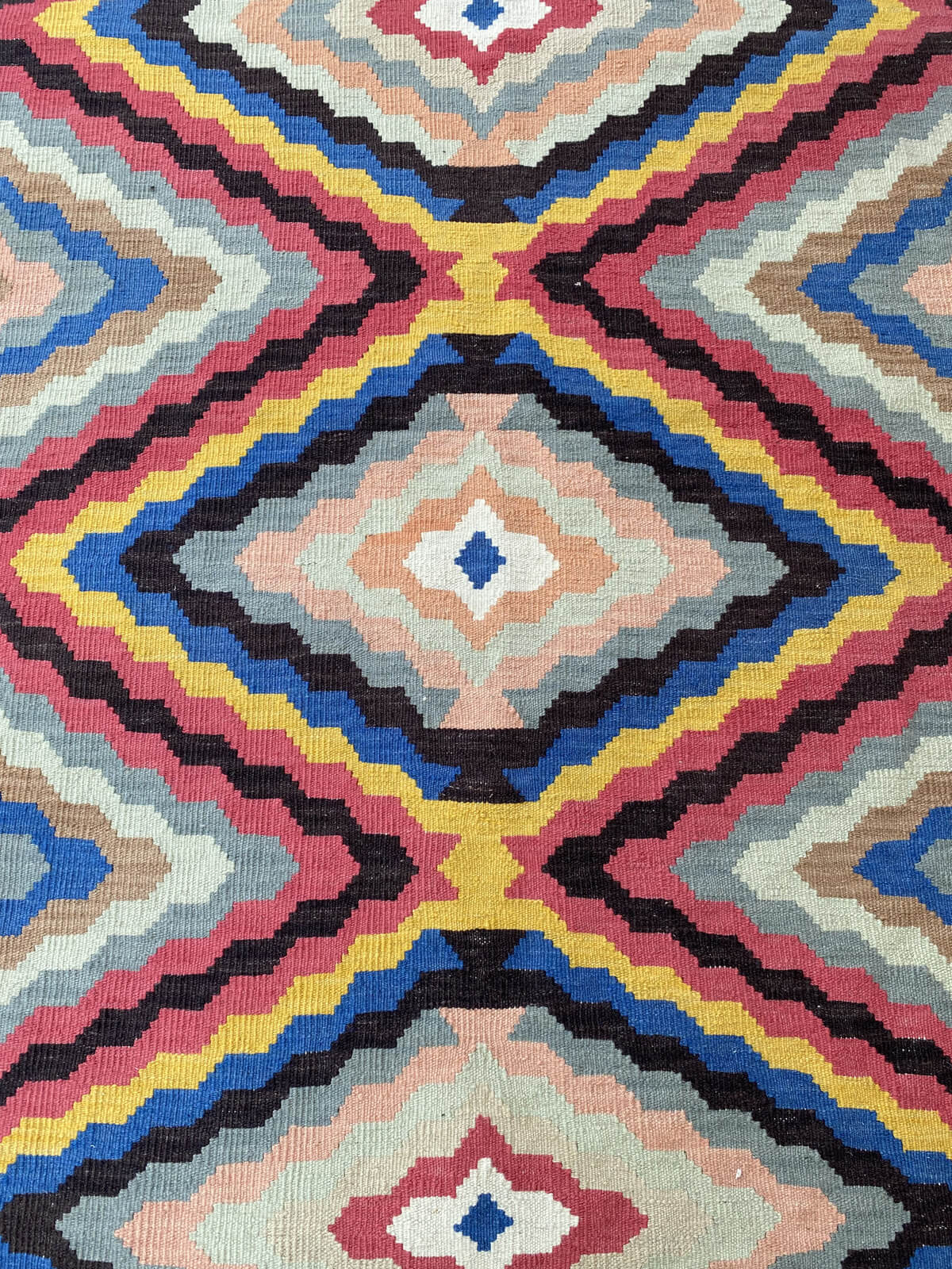 Handmade Afghan Chobi Kilim Rug 196x123 cm KAS#809