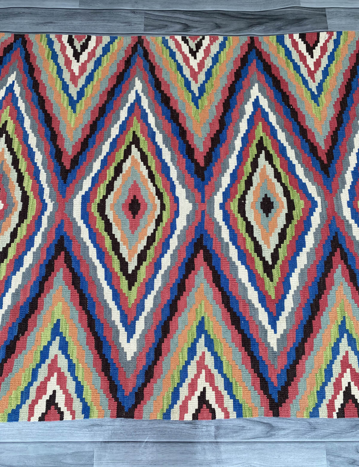 Handmade Afghan Chobi Kilim Rug 159x120 cm KAS#813