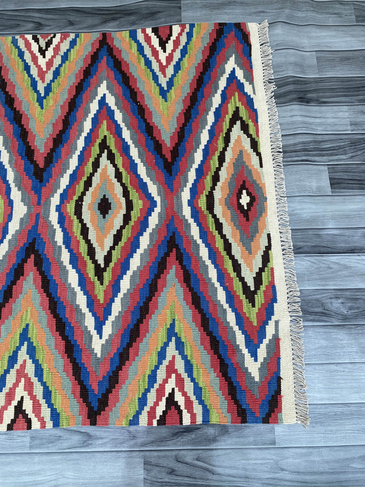 Handmade Afghan Chobi Kilim Rug 159x120 cm KAS#813