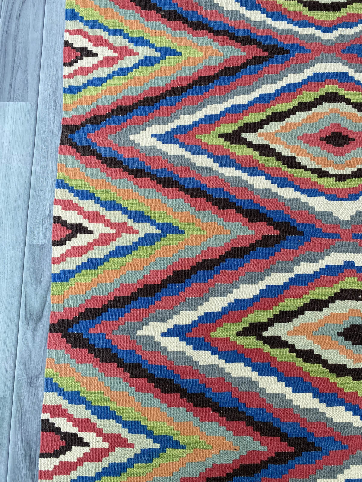 Handmade Afghan Chobi Kilim Rug 159x120 cm KAS#813