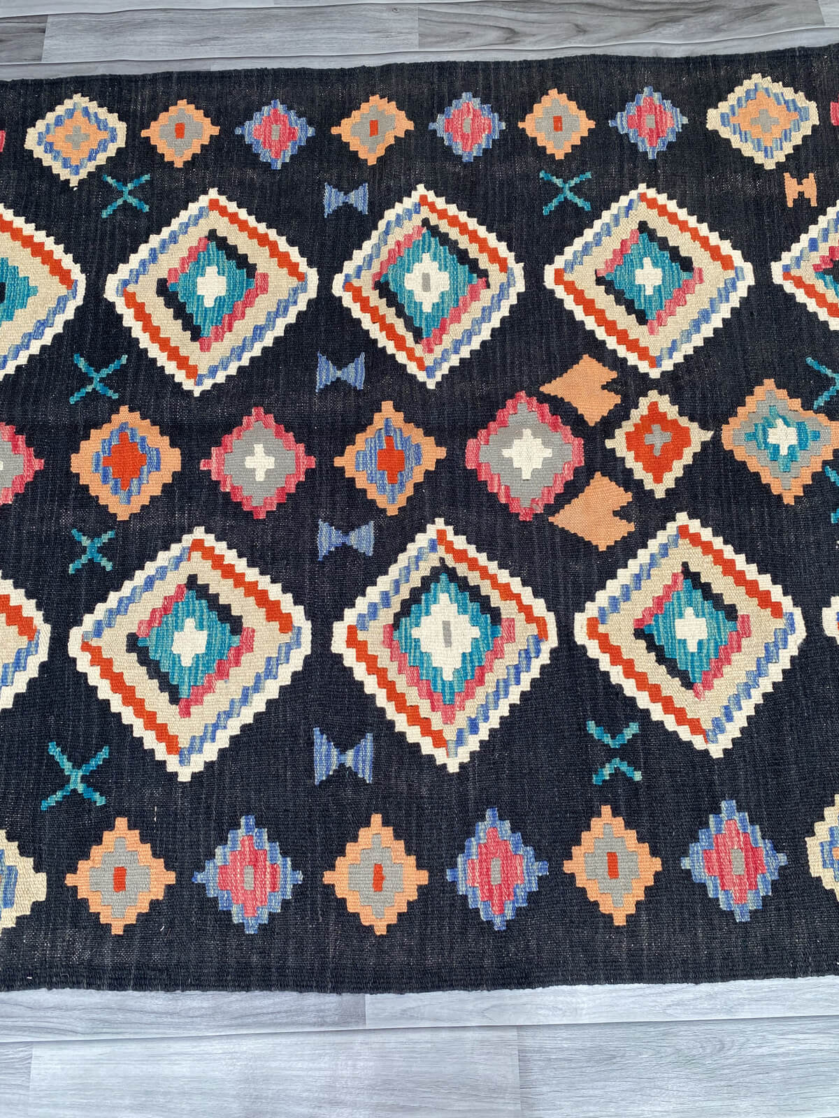 Handmade Afghan Chobi Kilim Rug 166x127 cm KAS#816