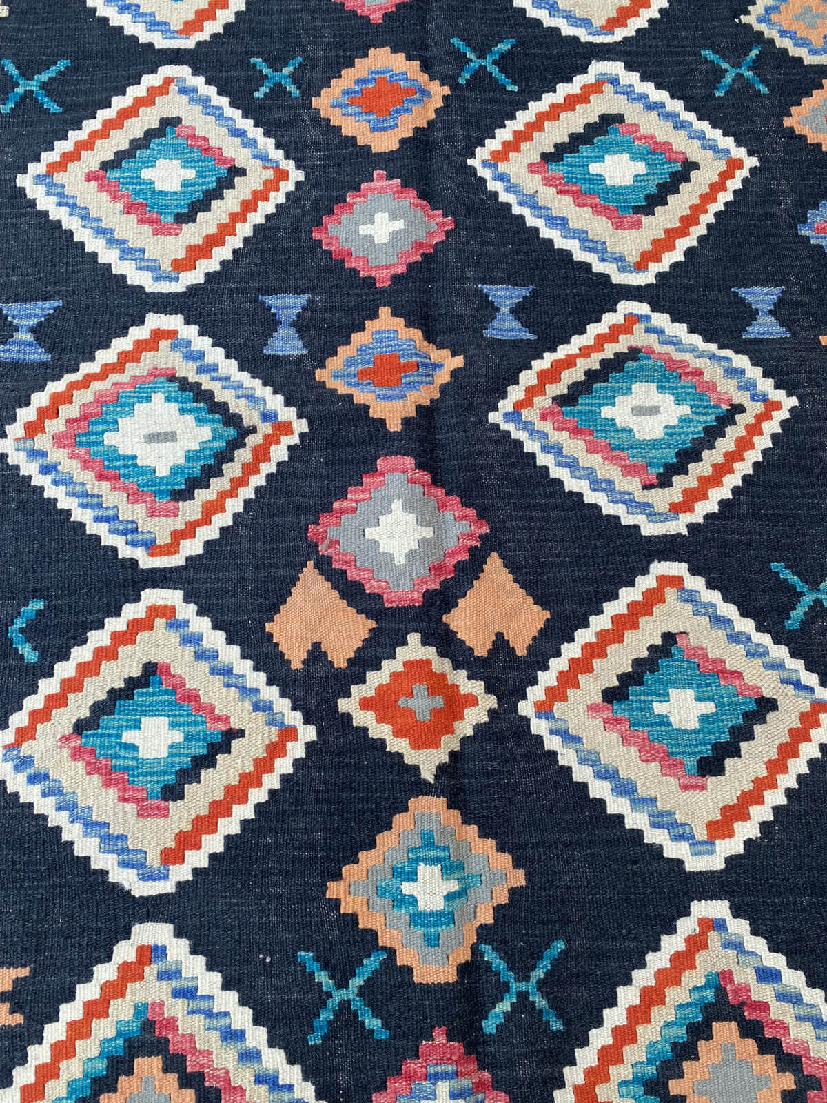 Handmade Afghan Chobi Kilim Rug 166x127 cm KAS#816