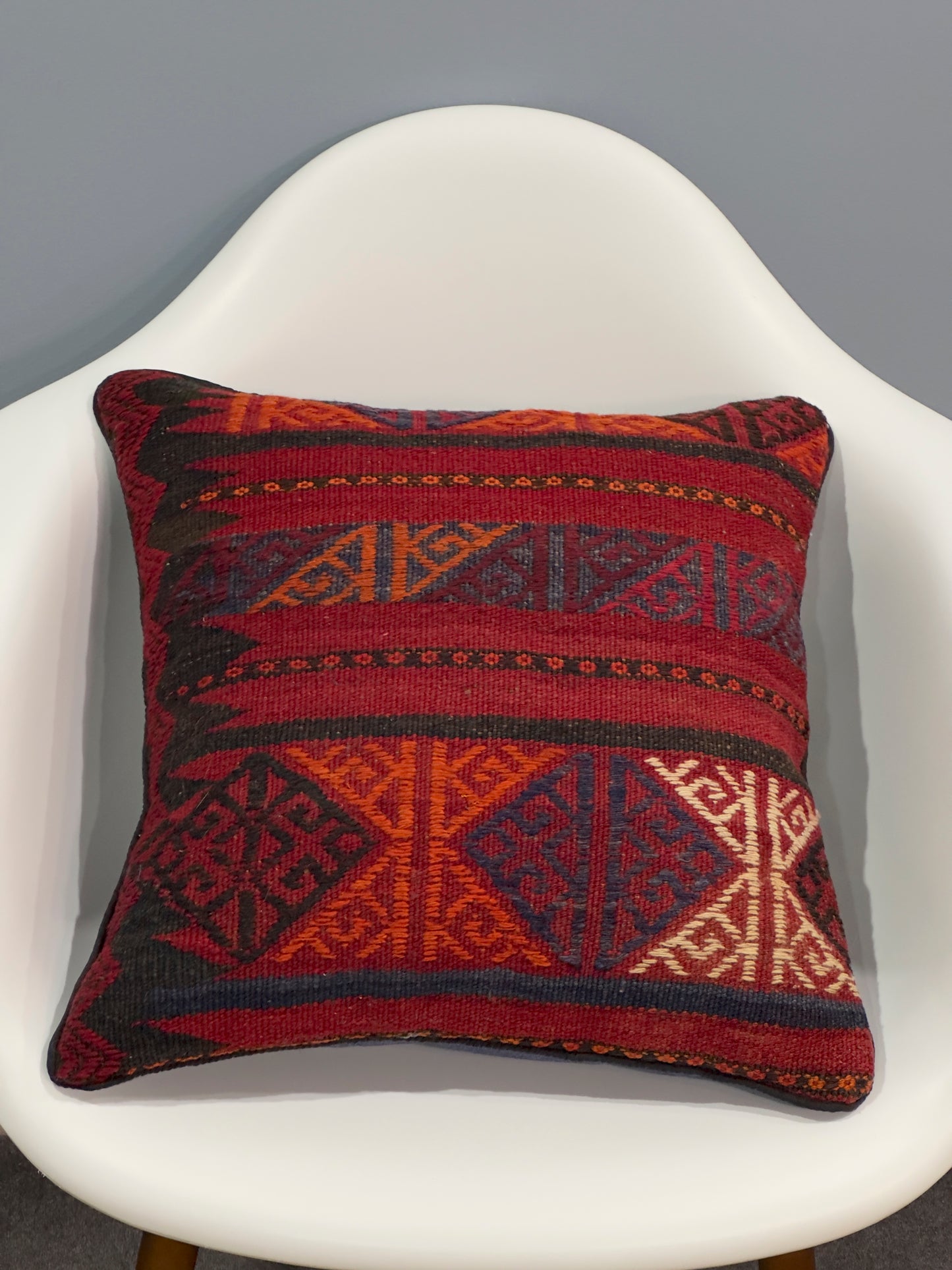 Traditional Kilim Cushion Cover | 45 CM x 45 CM AF#49