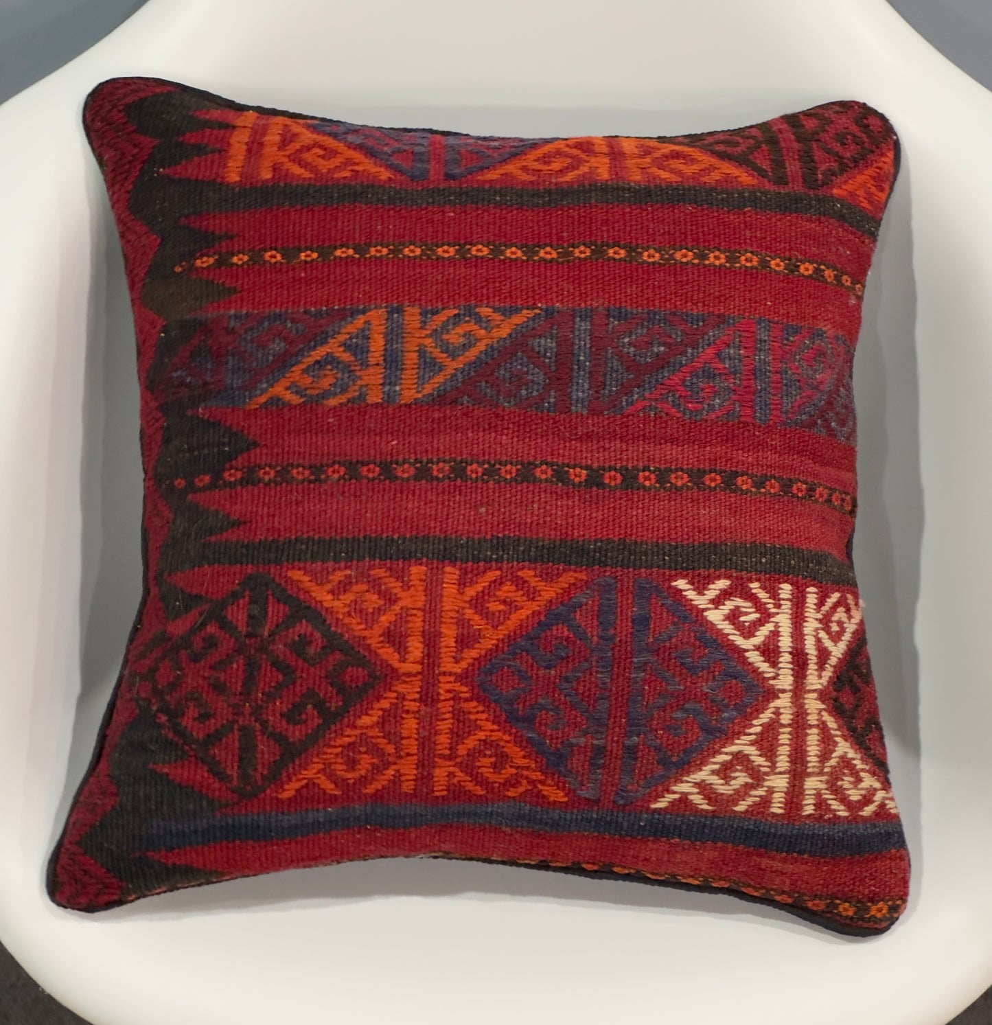 Traditional Kilim Cushion Cover | 45 CM x 45 CM AF#49