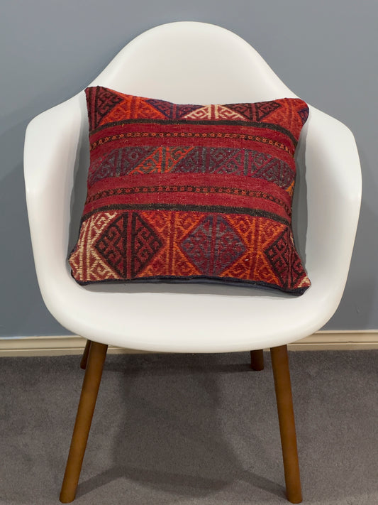 Traditional Kilim Cushion Cover | 45 CM x 45 CM AF#53