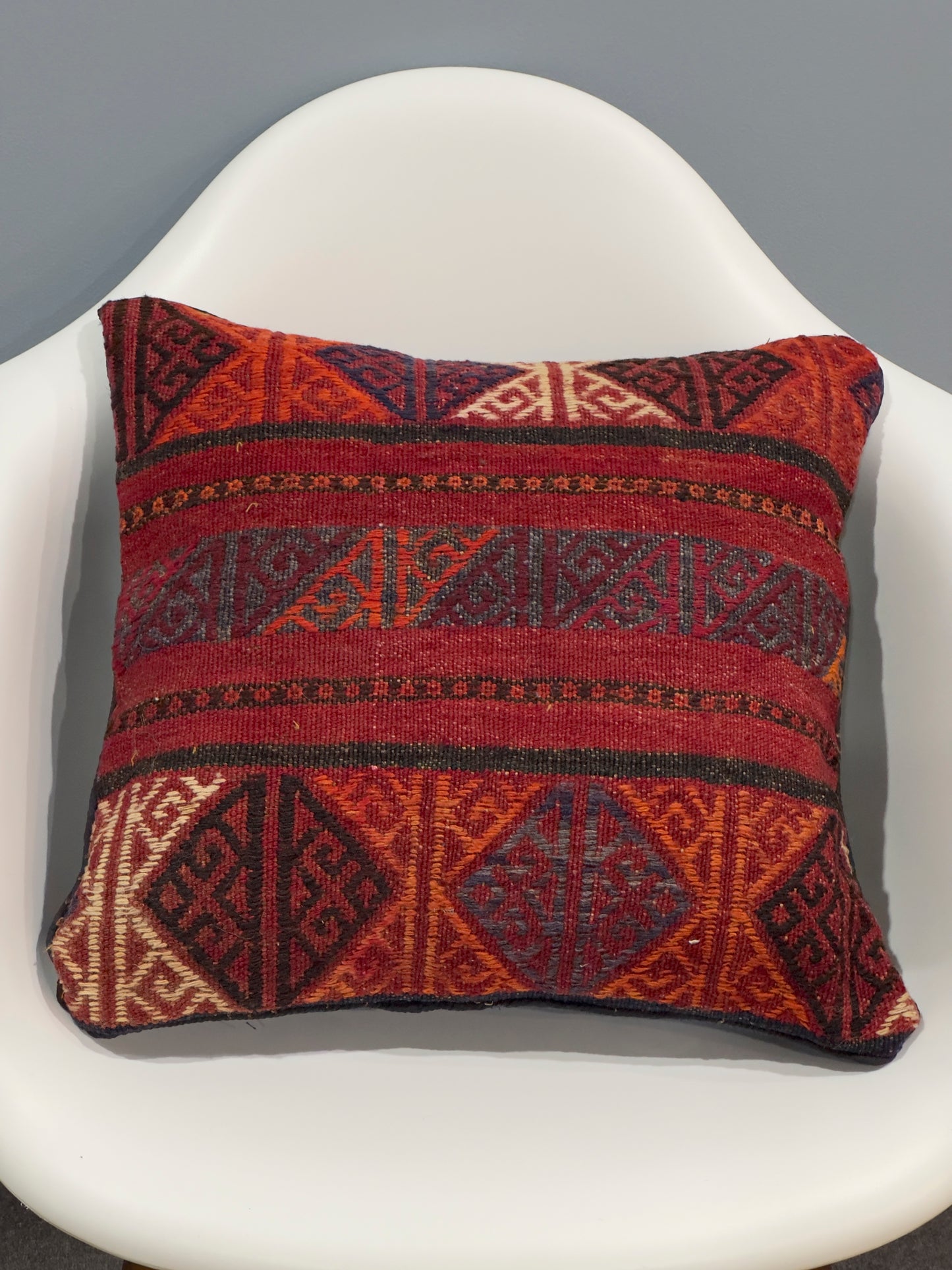 Traditional Kilim Cushion Cover | 45 CM x 45 CM AF#53