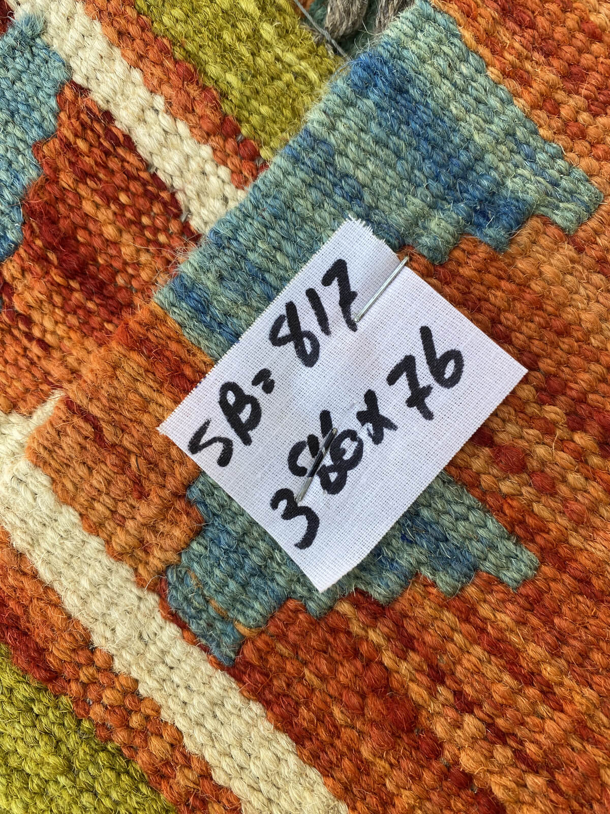 Handmade Afghan Chobi Kilim Runner Rug 386x76 cm KAS#817