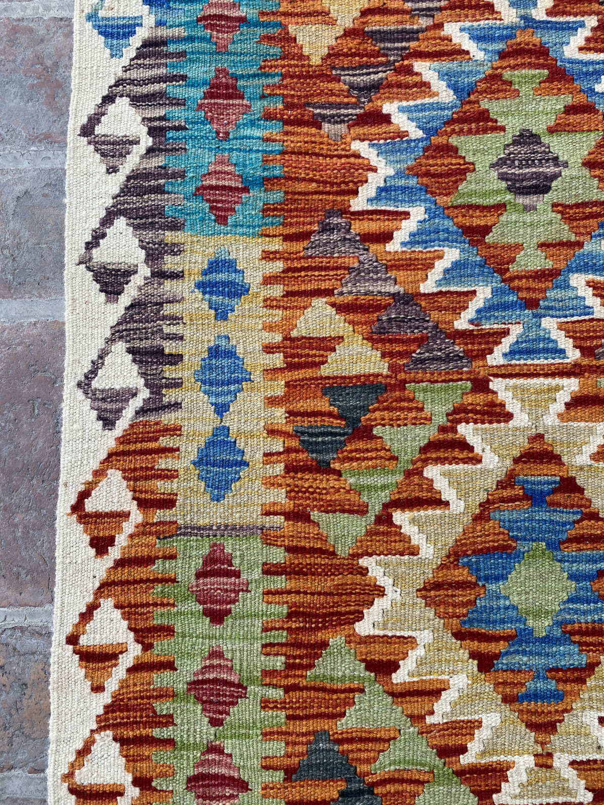 Handmade Afghan Chobi Kilim Runner Rug 492x82 cm KAS#819