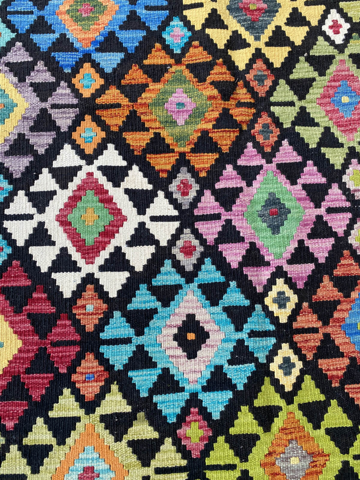 Handmade Afghan Chobi Kilim Rug 348x258 cm KAS#823
