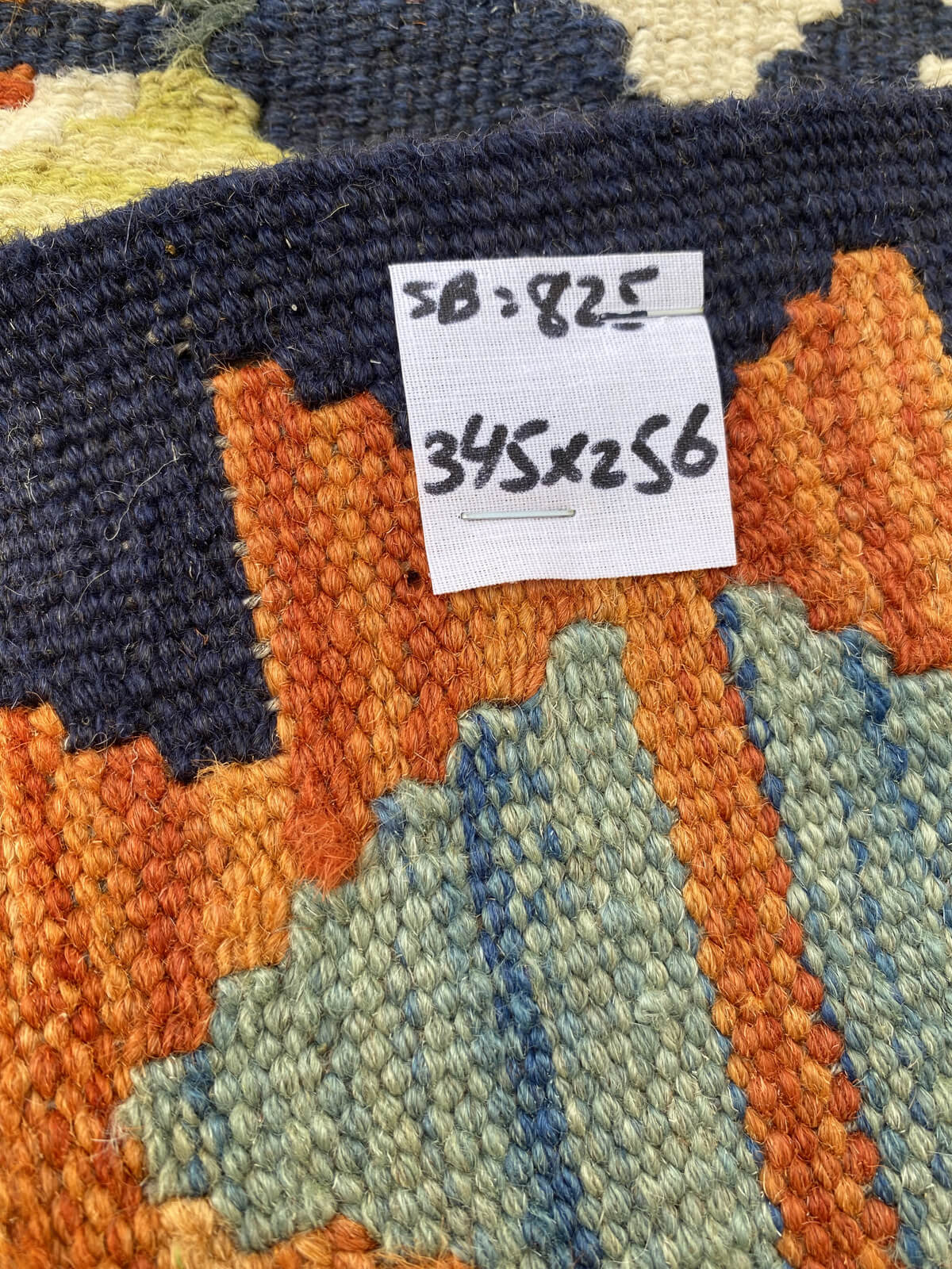Handmade Afghan Chobi Kilim Rug 345x256 cm KAS#825