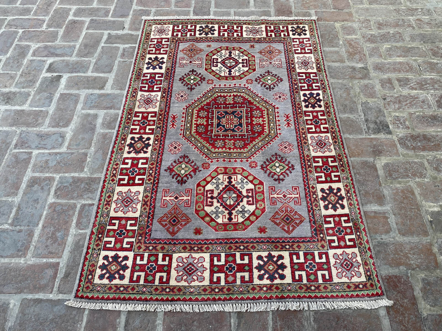 Handmade Afghan Kazak Rug 177x113 cm KAS#827