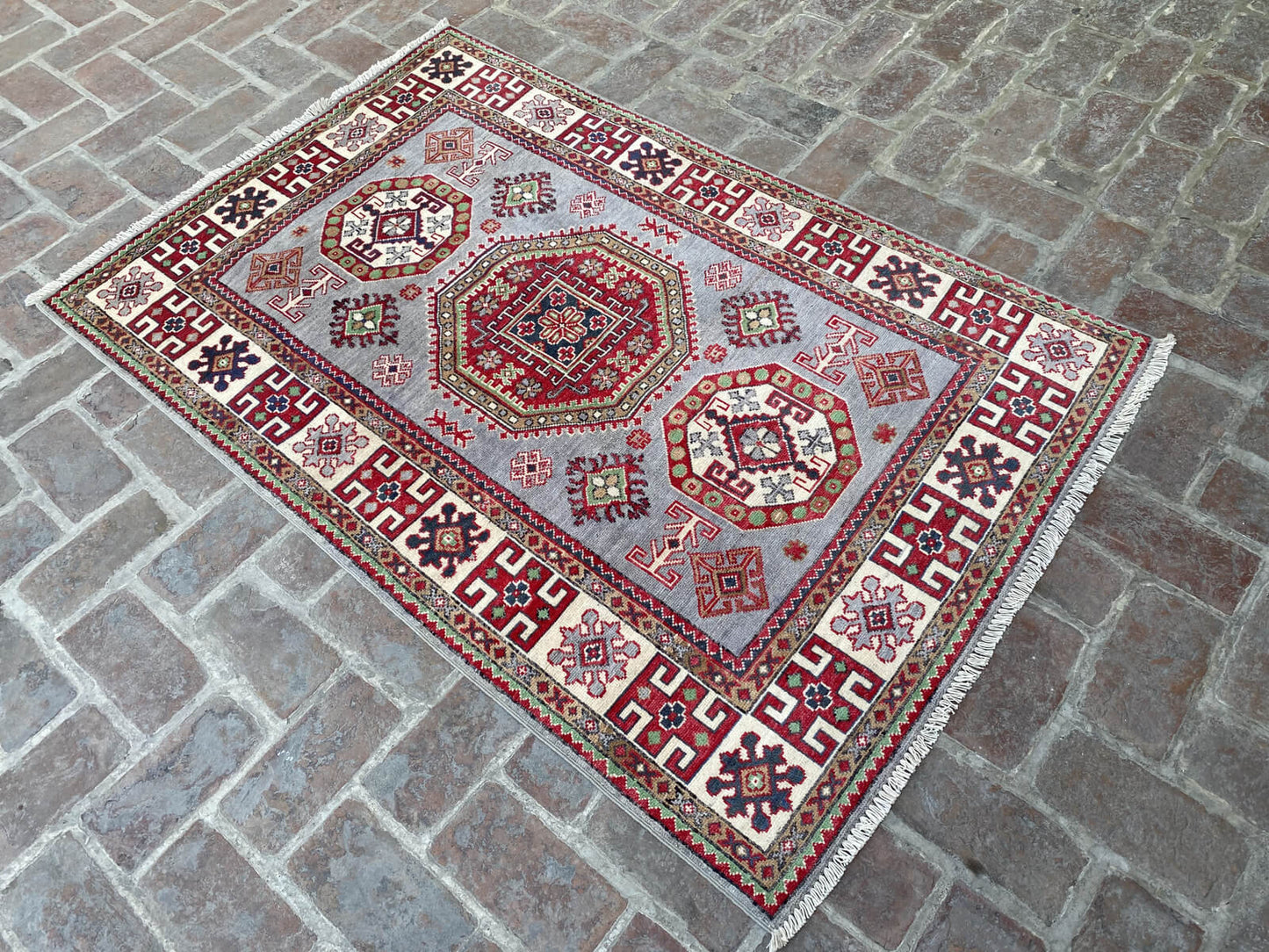 Handmade Afghan Kazak Rug 177x113 cm KAS#827