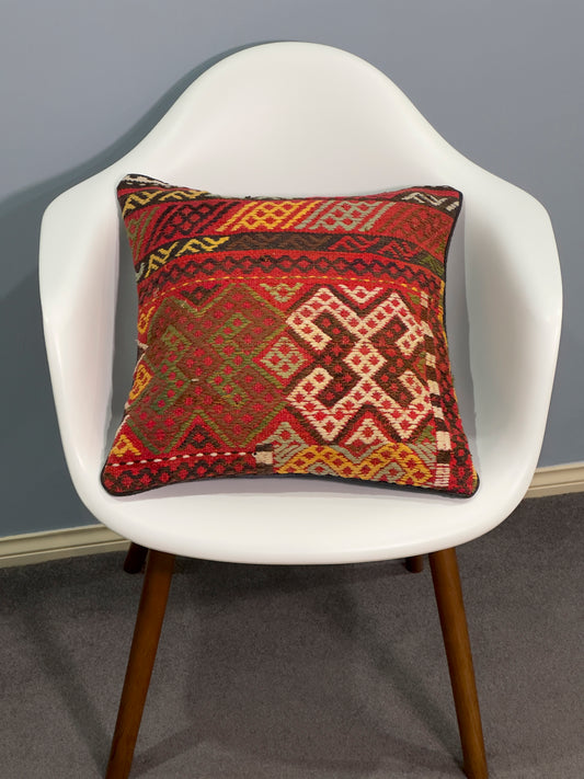 Kuchi Design Kilim Cushion Cover | 45 CM x 45 CM AF#70