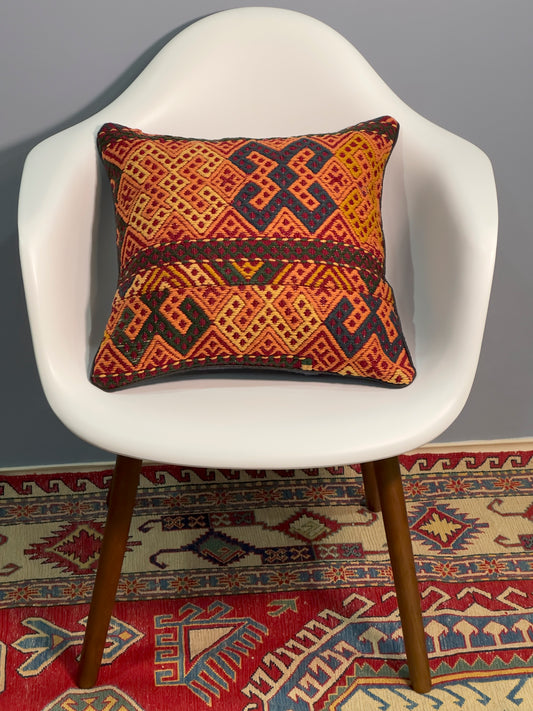 Kuchi Design Kilim Cushion Cover | 45 CM x 45 CM AF#74