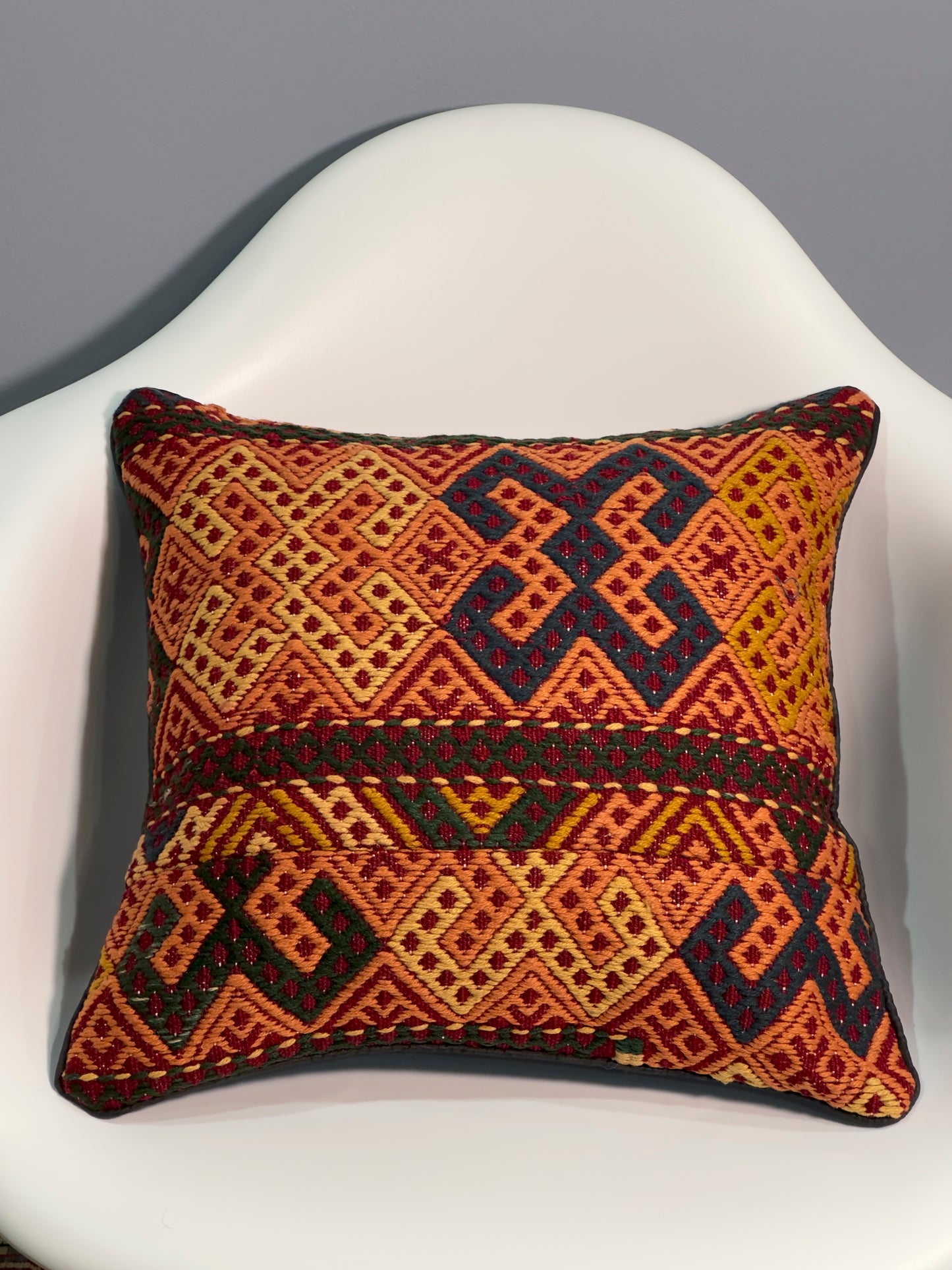 Kuchi Design Kilim Cushion Cover | 45 CM x 45 CM AF#74