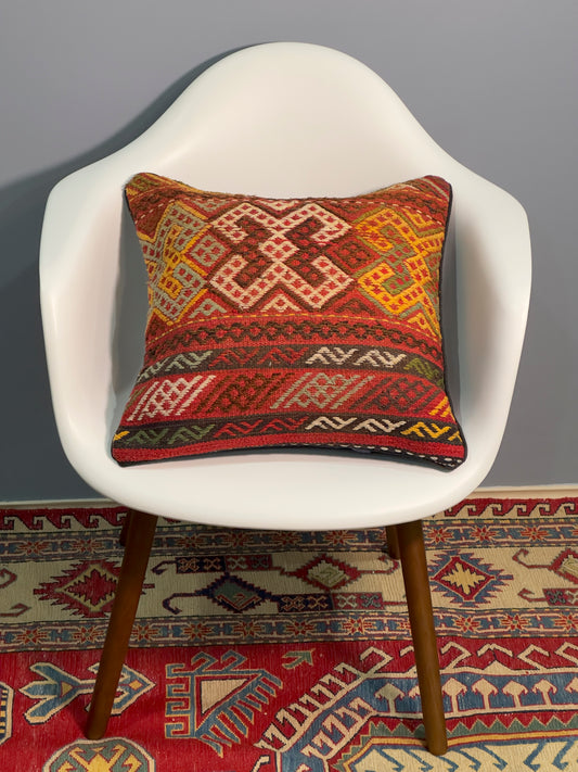 Kuchi Design Kilim Cushion Cover | 45 CM x 45 CM AF#76