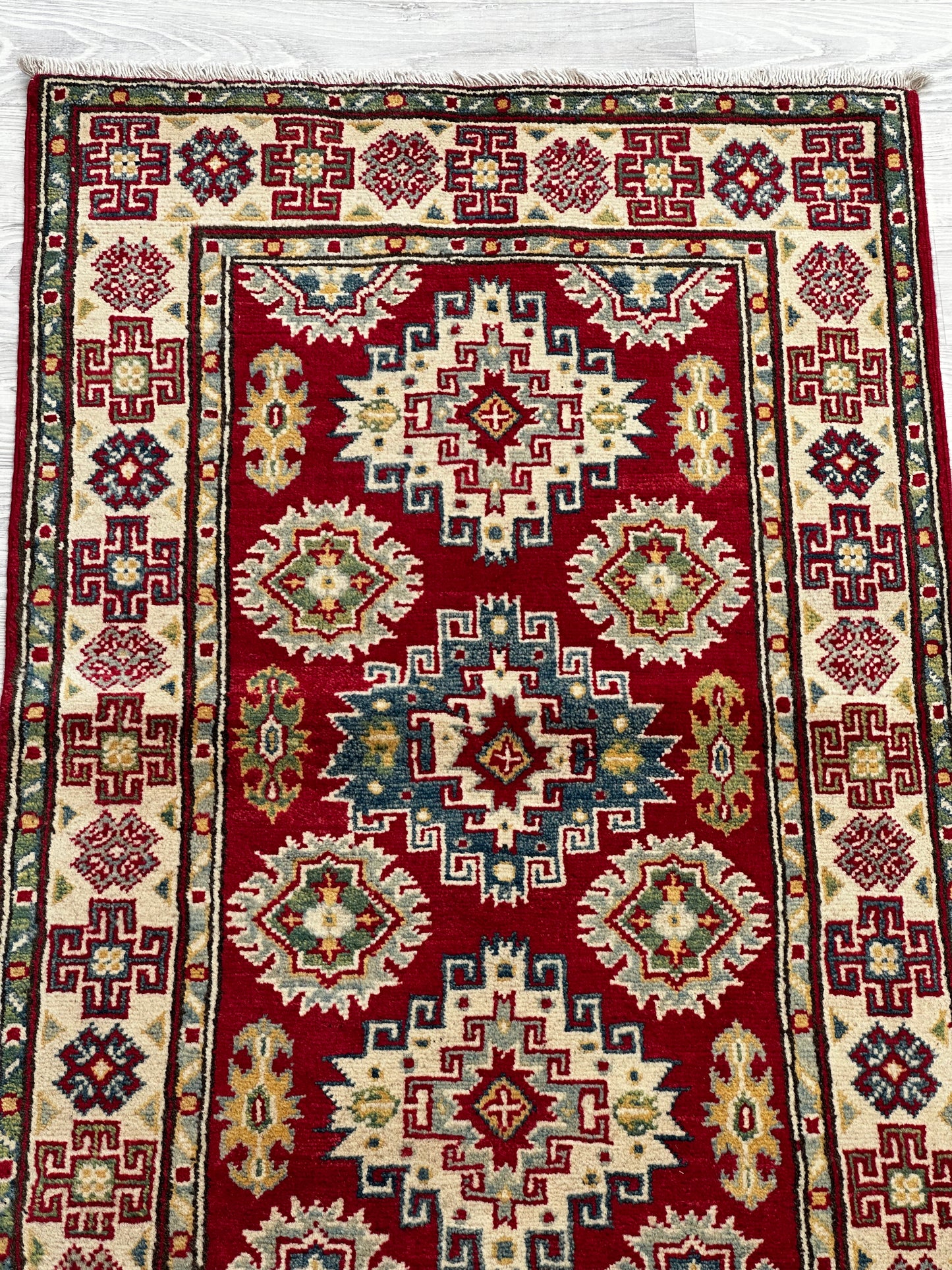 Handmade Red Kazak Rug 130 CM x 80CM KAS#5037