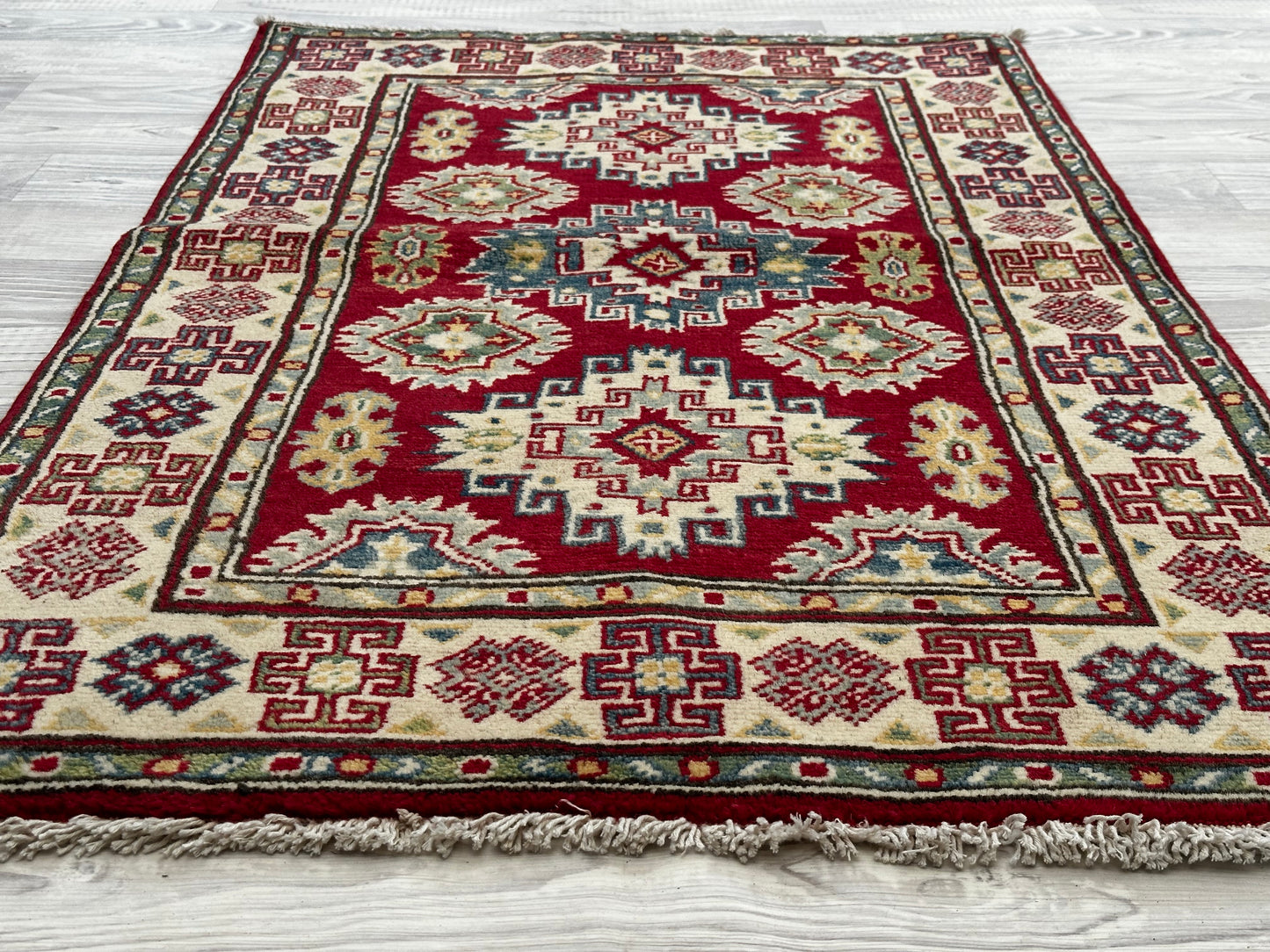 Handmade Red Kazak Rug 130 CM x 80CM KAS#5037