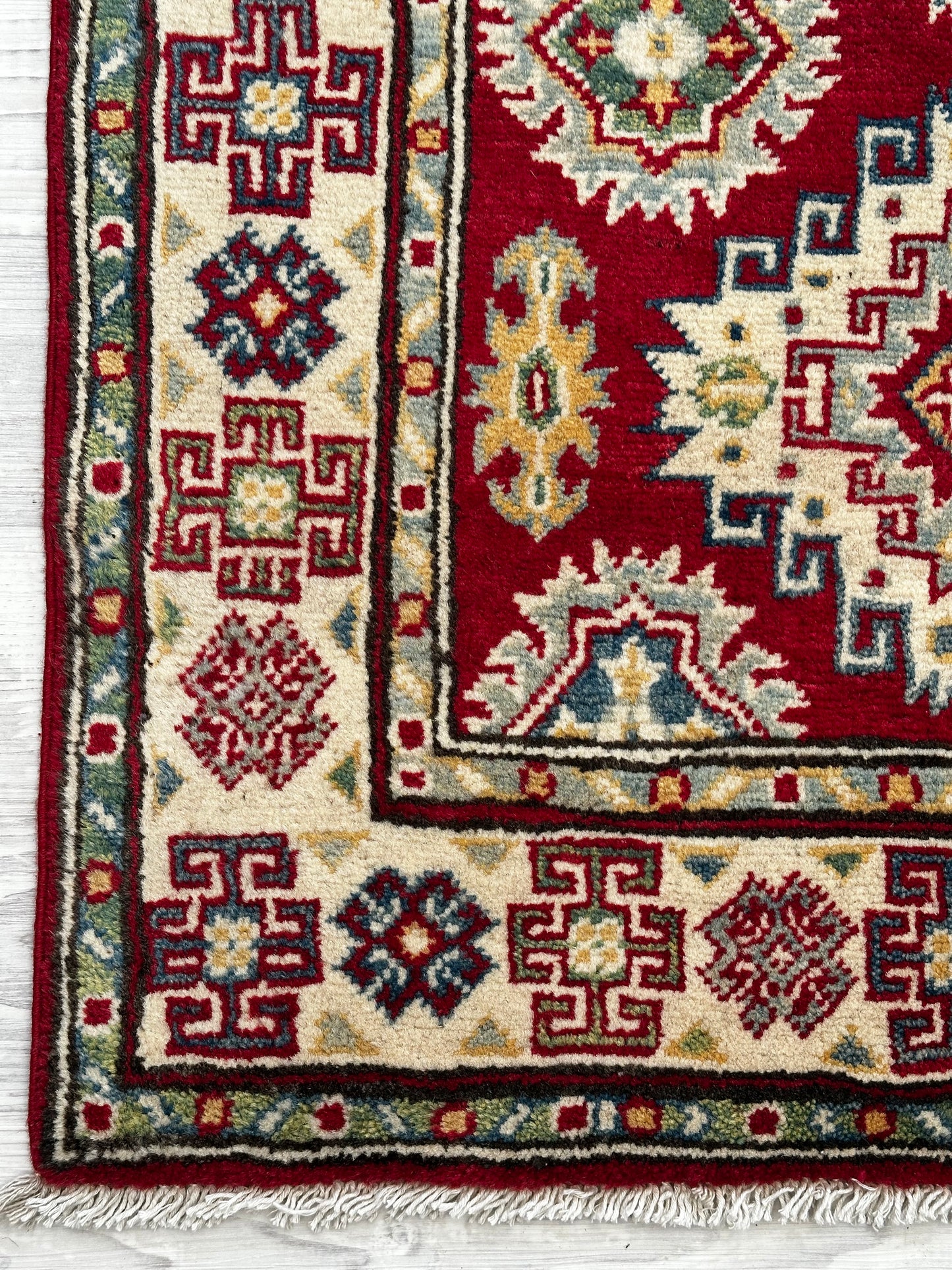 Handmade Red Kazak Rug 130 CM x 80CM KAS#5037
