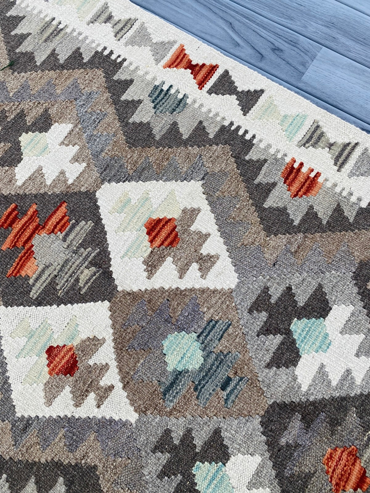 Handmade Afghan Chobi Kilim Rug 125 CM x 90 CM ( SS # 17 ).