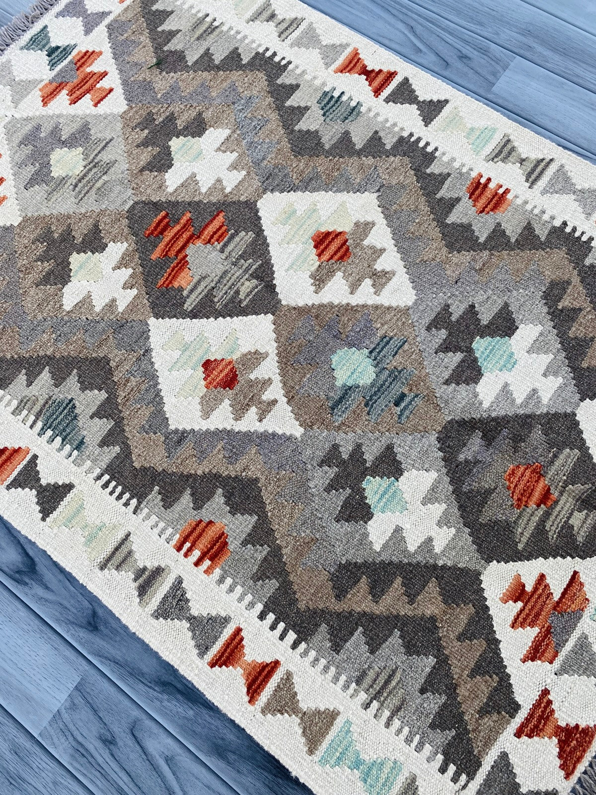 Handmade Afghan Chobi Kilim Rug 125 CM x 90 CM ( SS # 17 ).