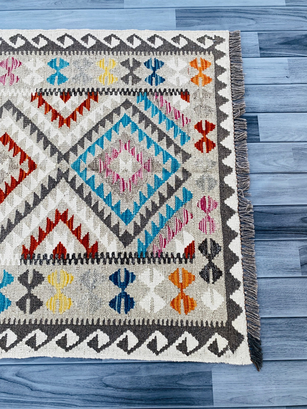 Handmade Afghan Chobi Kilim Rug 143 CM x 99 CM ( SS # 03 ).