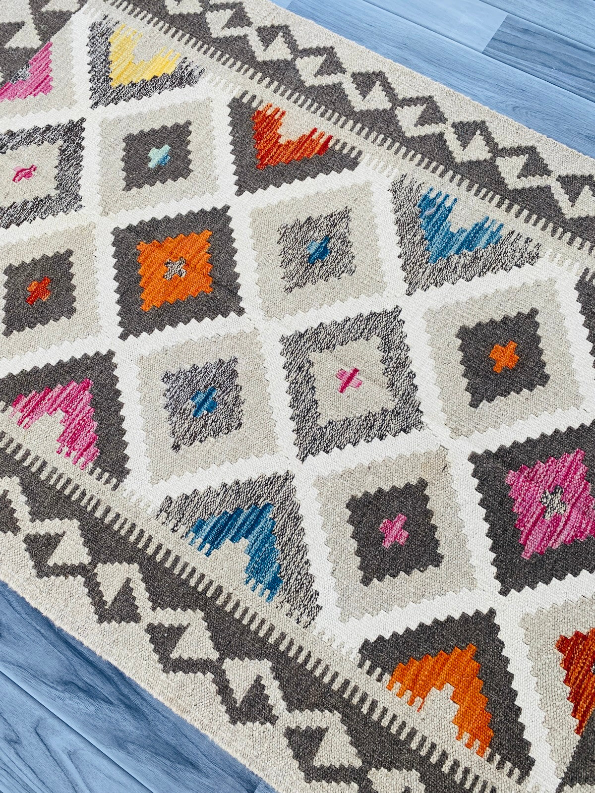 Handmade Afghan Chobi Kilim Rug 149 CM x 99 CM ( SS # 13 ).