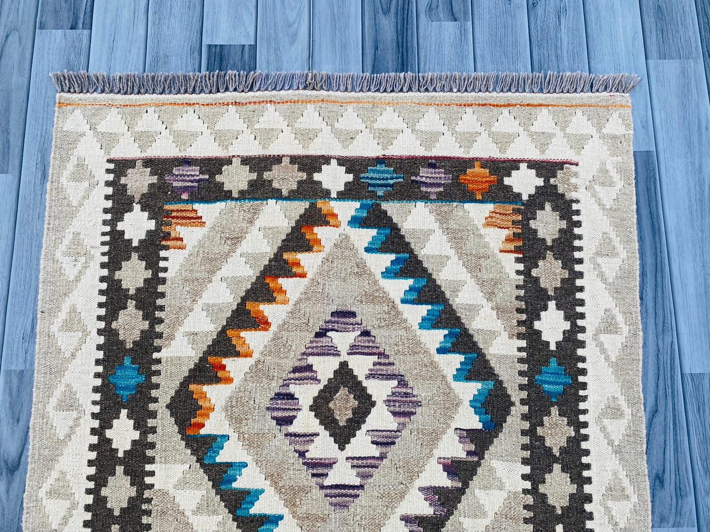 Handmade Afghan Chobi Kilim Rug 149 CM x 96 CM ( SS # 05 ).