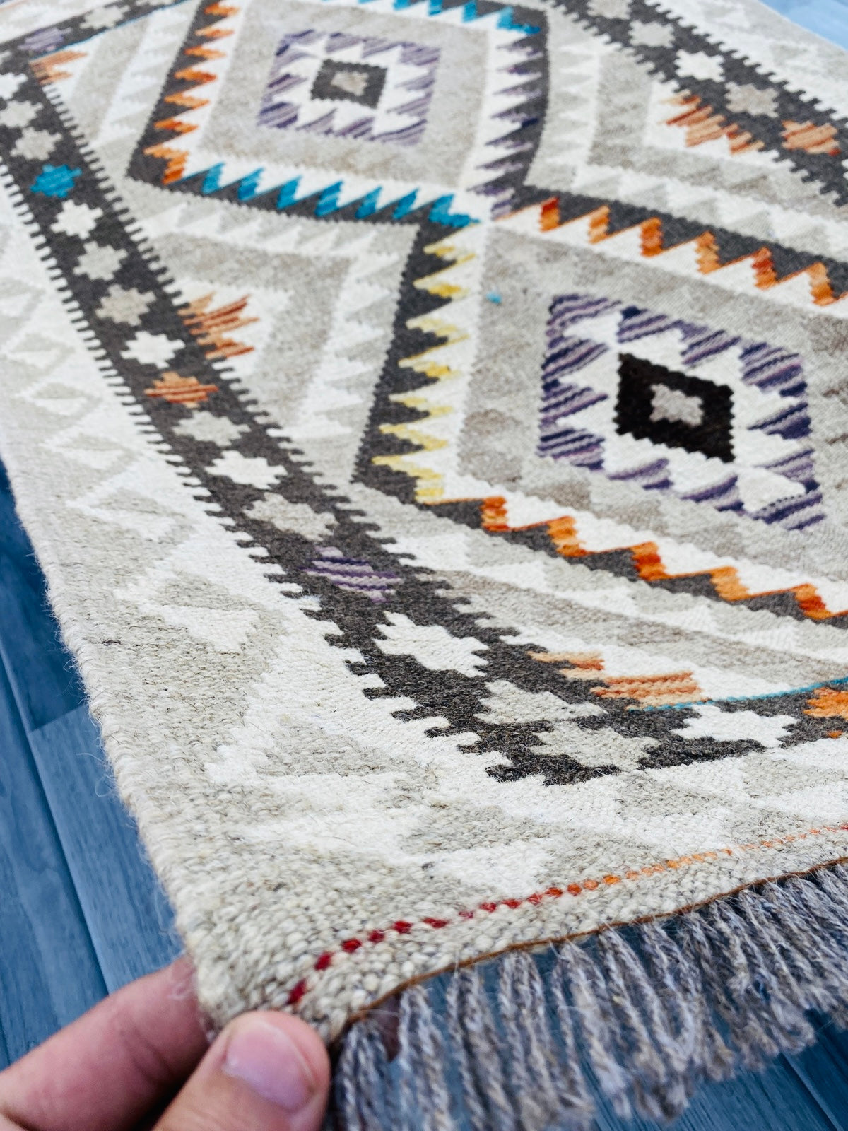 Handmade Afghan Chobi Kilim Rug 149 CM x 96 CM ( SS # 05 ).