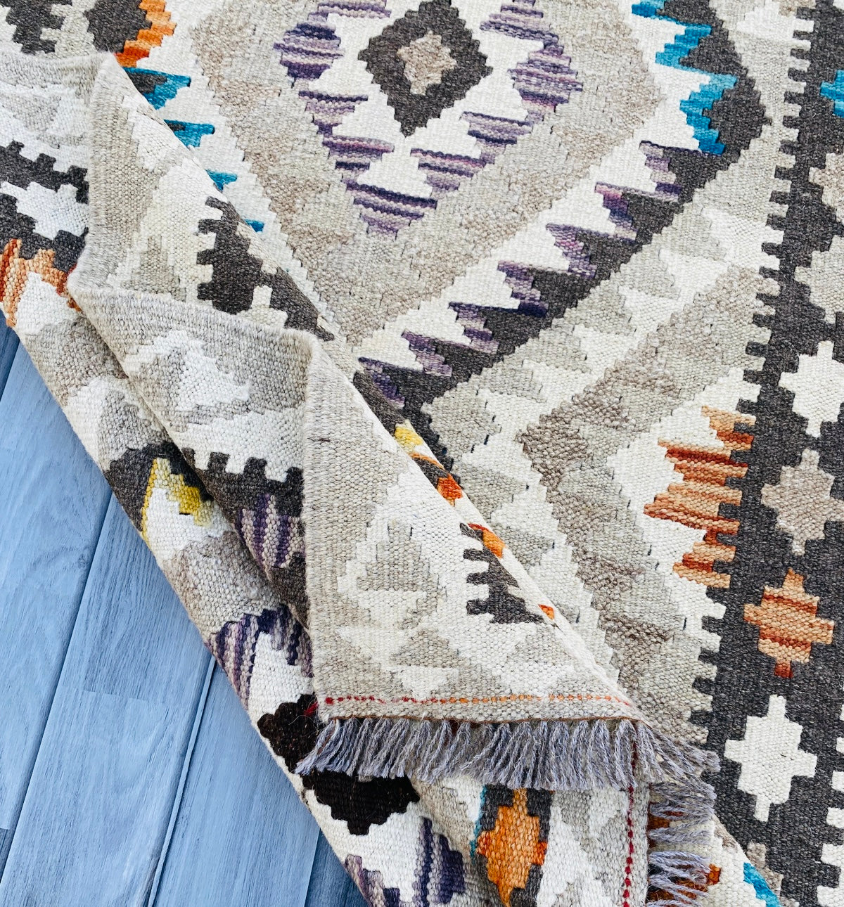 Handmade Afghan Chobi Kilim Rug 149 CM x 96 CM ( SS # 05 ).