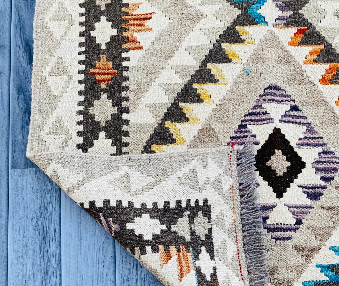 Handmade Afghan Chobi Kilim Rug 149 CM x 96 CM ( SS # 05 ).