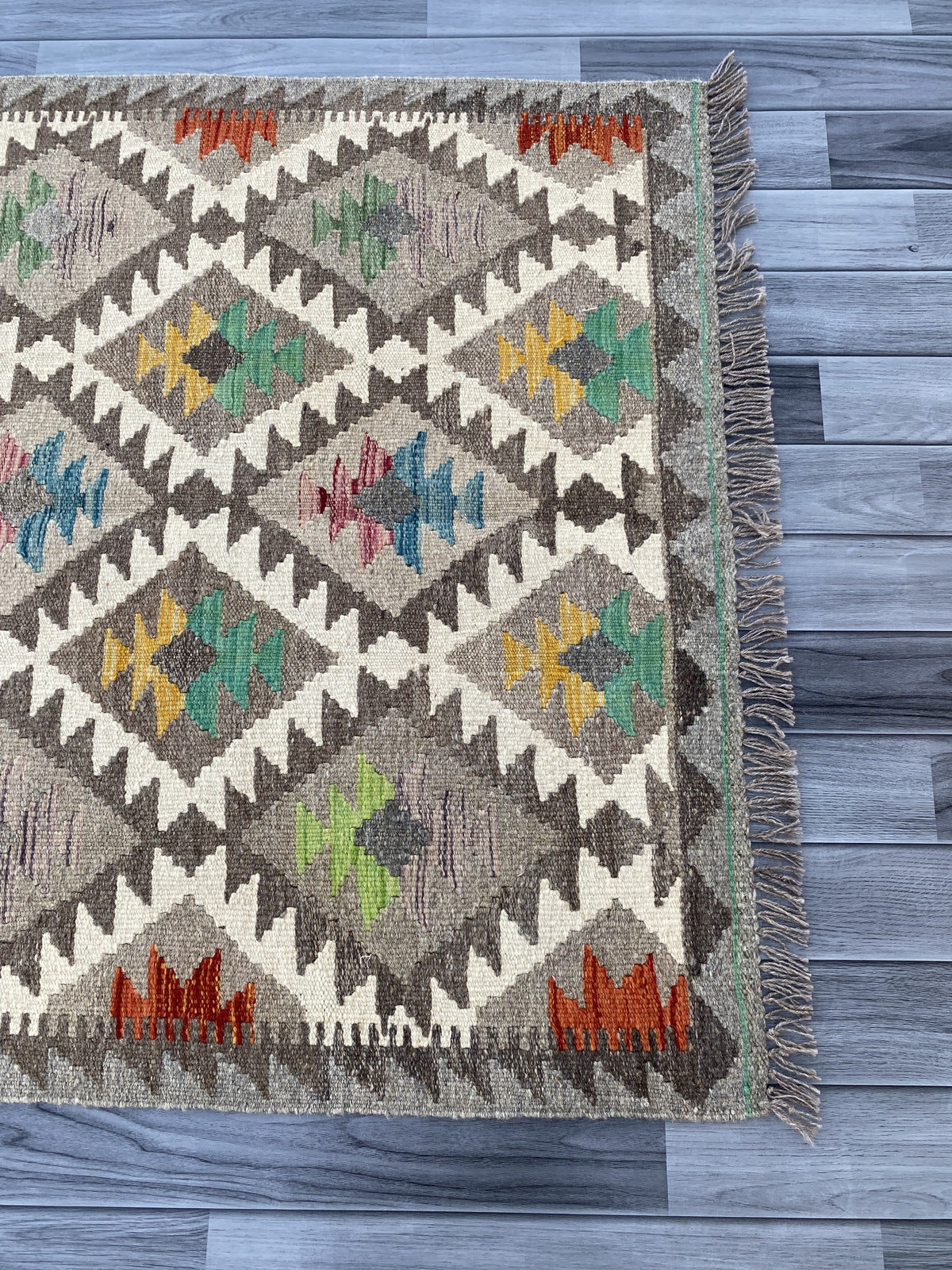 Handmade Afghan Chobi Kilim Rug 163 CM x 100 CM ( SS # 10 ).