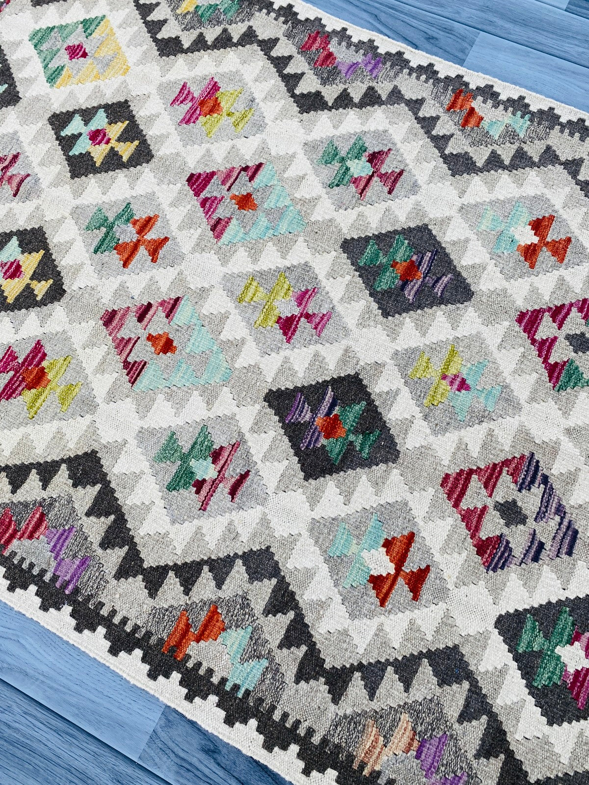 Handmade Afghan Chobi Kilim Rug 152 CM x 102 CM ( SS # 06 ).
