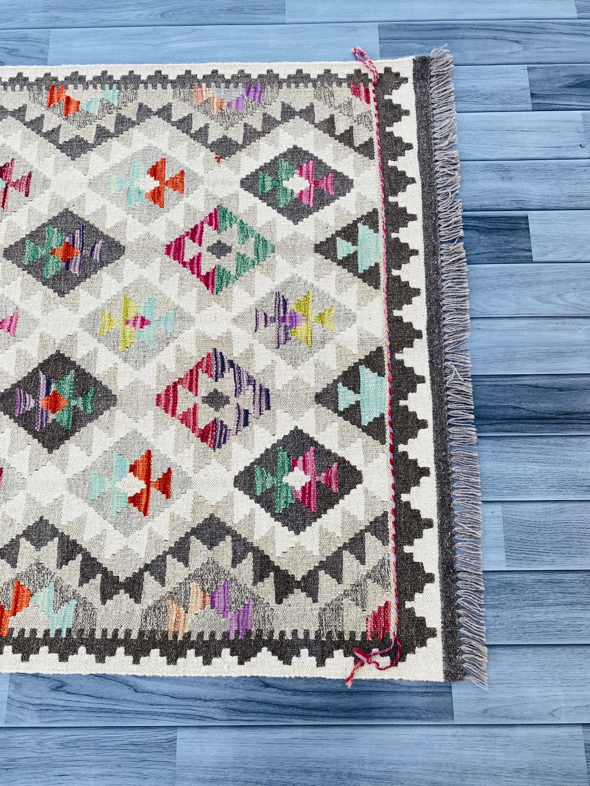 Handmade Afghan Chobi Kilim Rug 152 CM x 102 CM ( SS # 06 ).