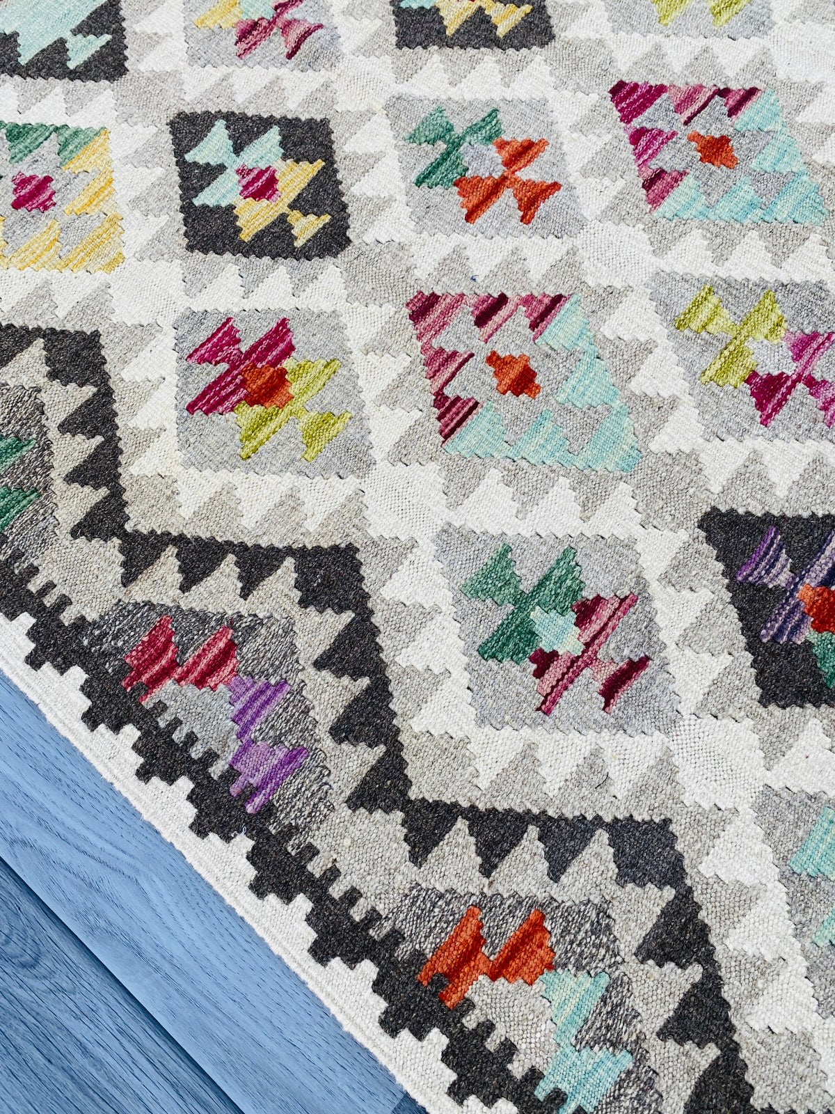 Handmade Afghan Chobi Kilim Rug 152 CM x 102 CM ( SS # 06 ).