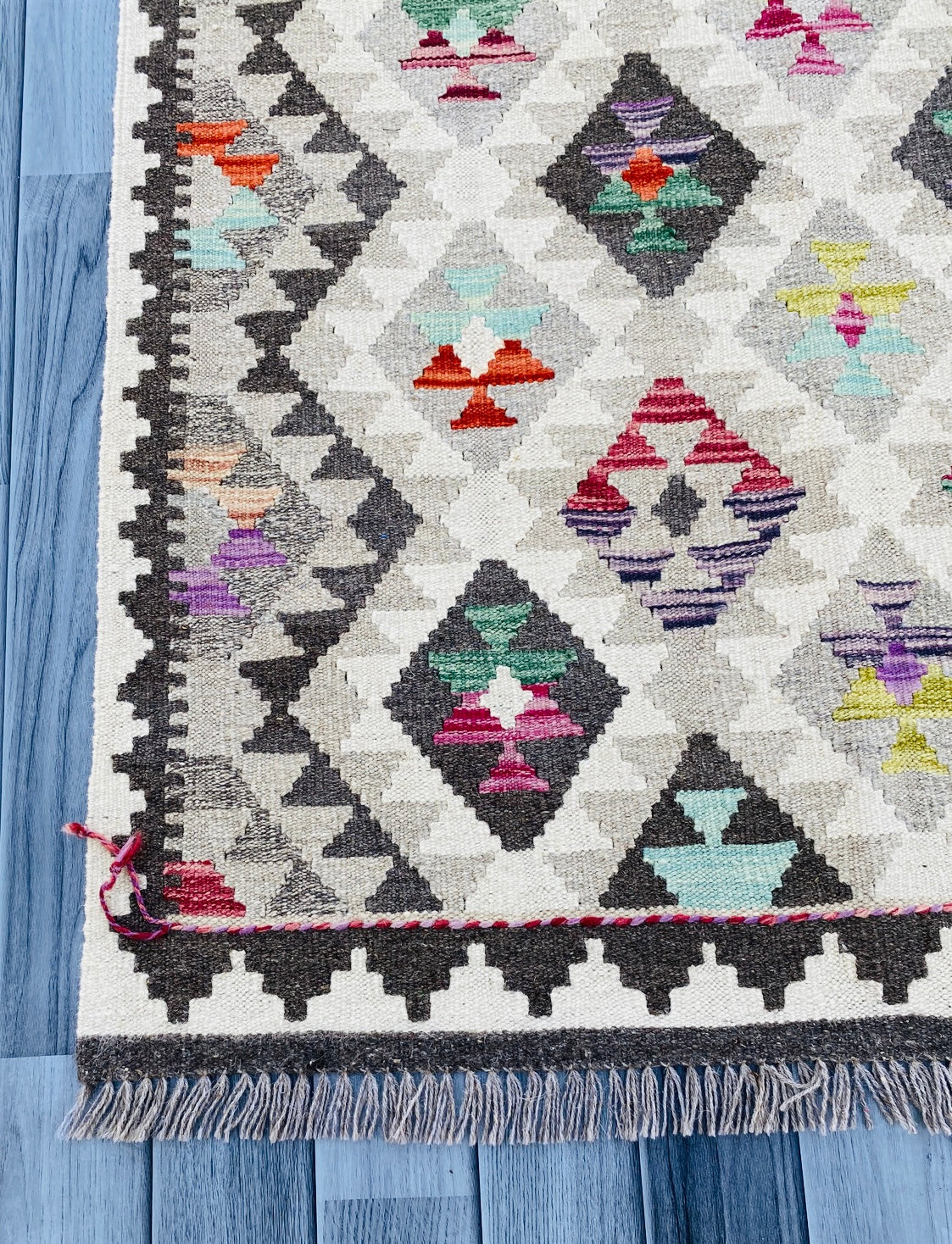 Handmade Afghan Chobi Kilim Rug 152 CM x 102 CM ( SS # 06 ).