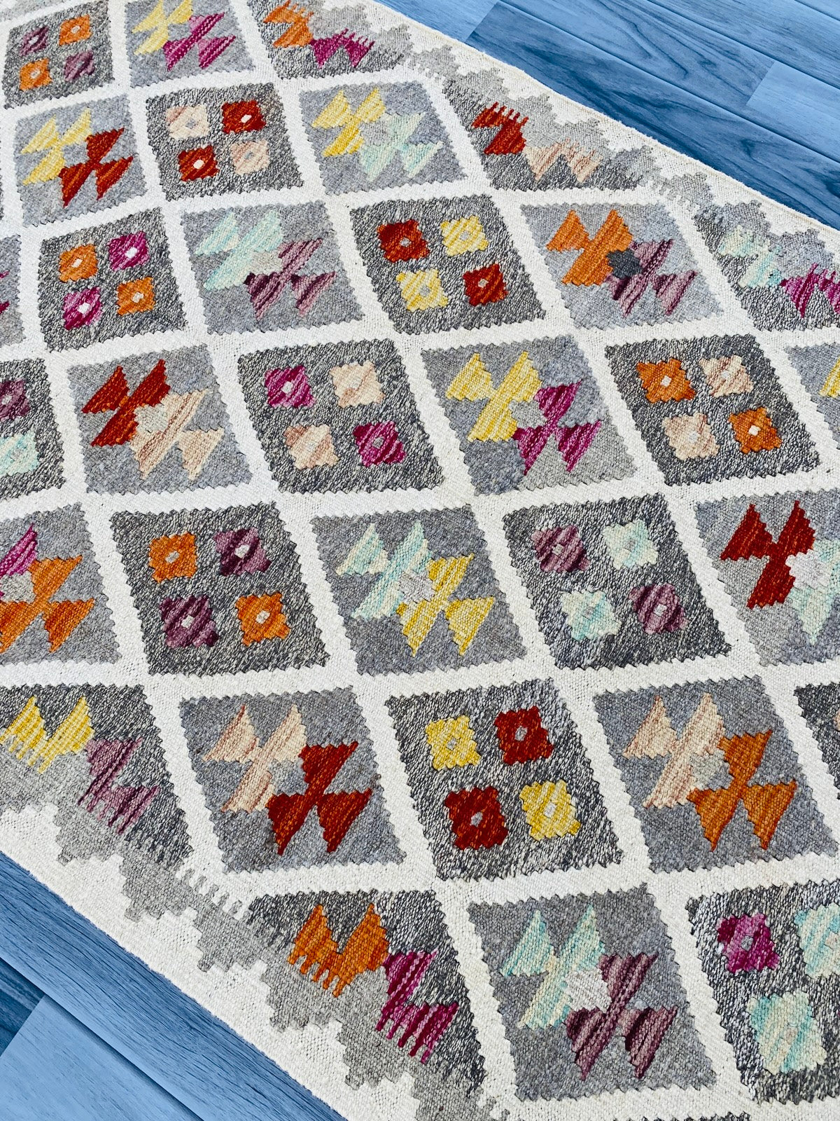 Handmade Afghan Chobi Kilim Rug 157 CM x 102 CM ( SS # 07 ).