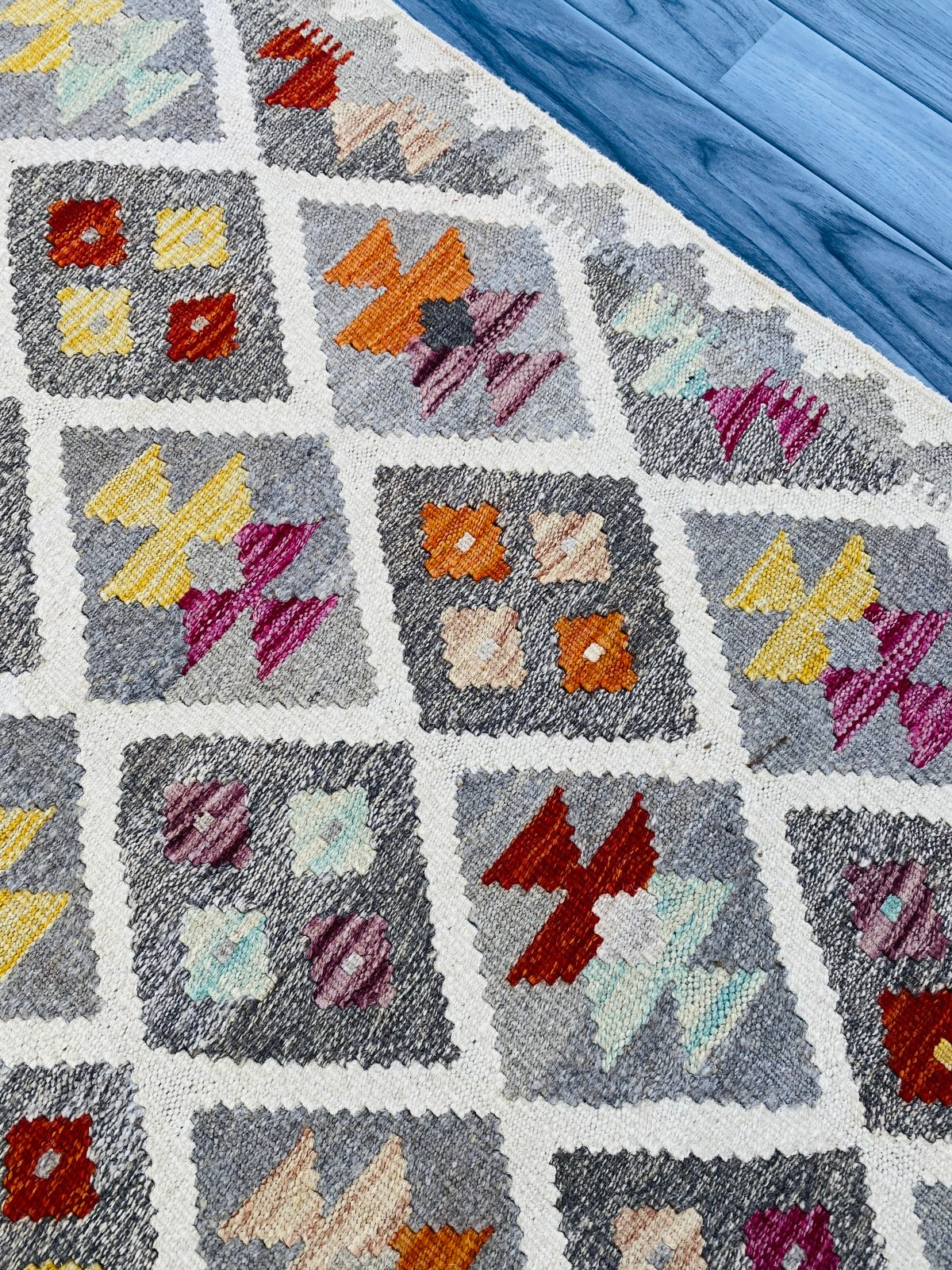 Handmade Afghan Chobi Kilim Rug 157 CM x 102 CM ( SS # 07 ).