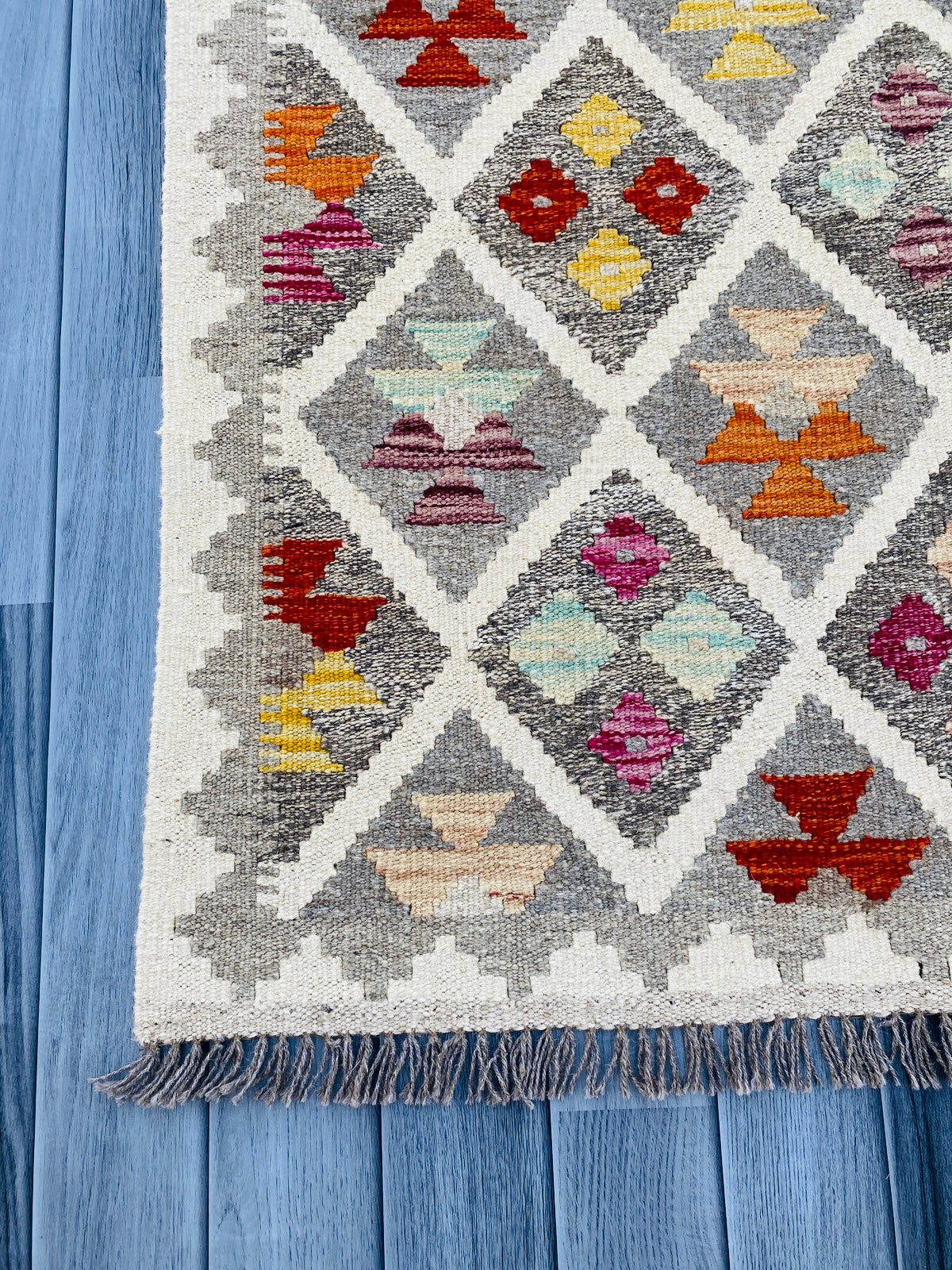 Handmade Afghan Chobi Kilim Rug 157 CM x 102 CM ( SS # 07 ).