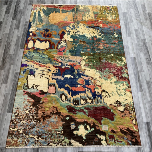Hand Knotted Modern Wool Rug | 293 CM x 194 CM SK#300