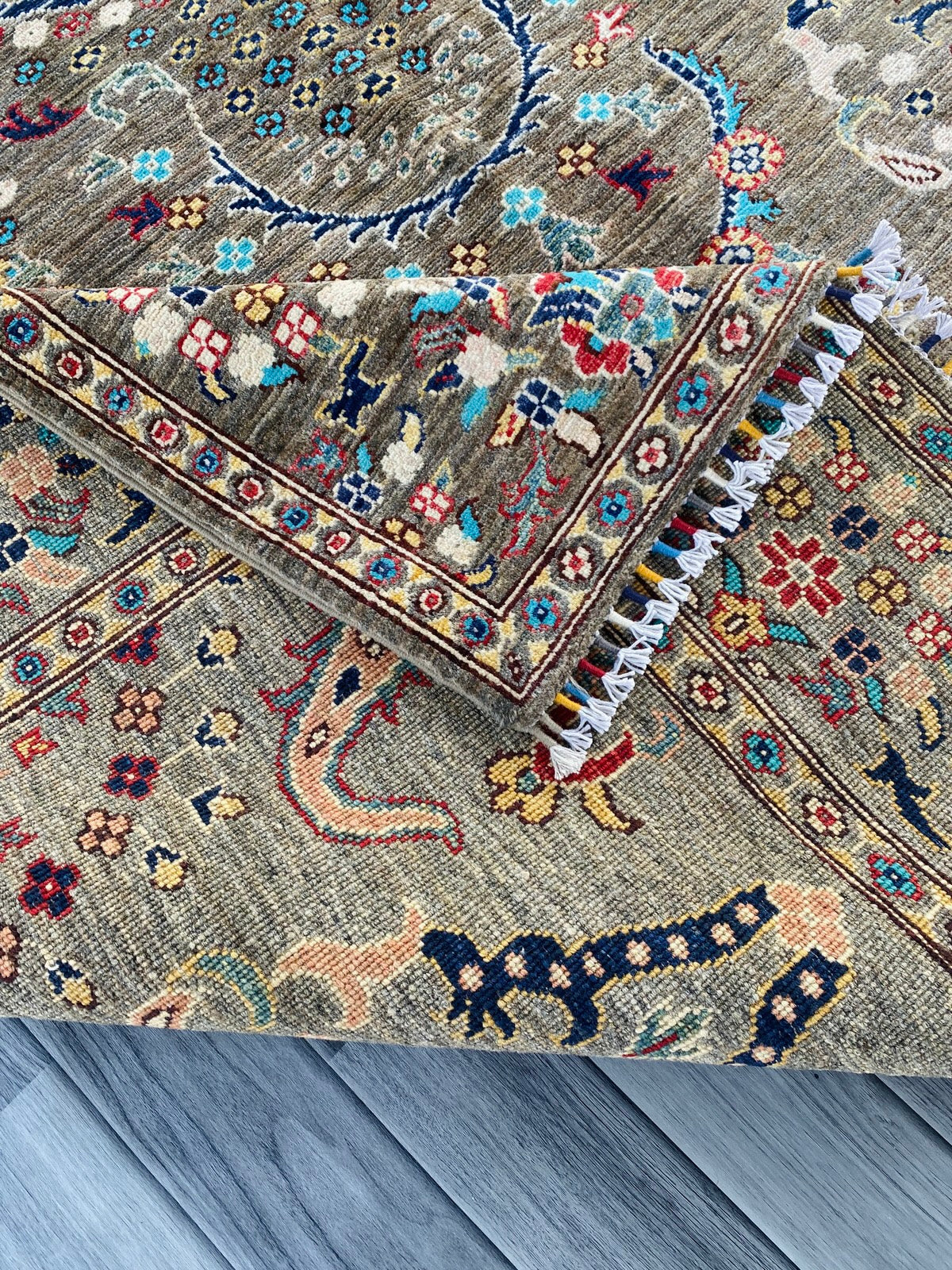 Handmade Afghan Chobi Wool Rug 300 CM x 203 CM ( SS#35 )