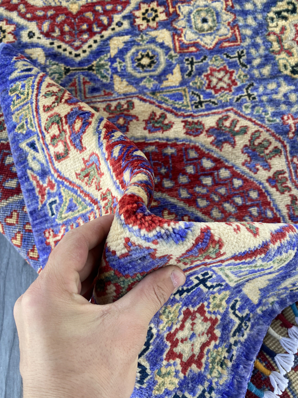 Handmade Afghan Chobi Hallway Runner Rug 296 CM x 78 CM ( SS#33 )