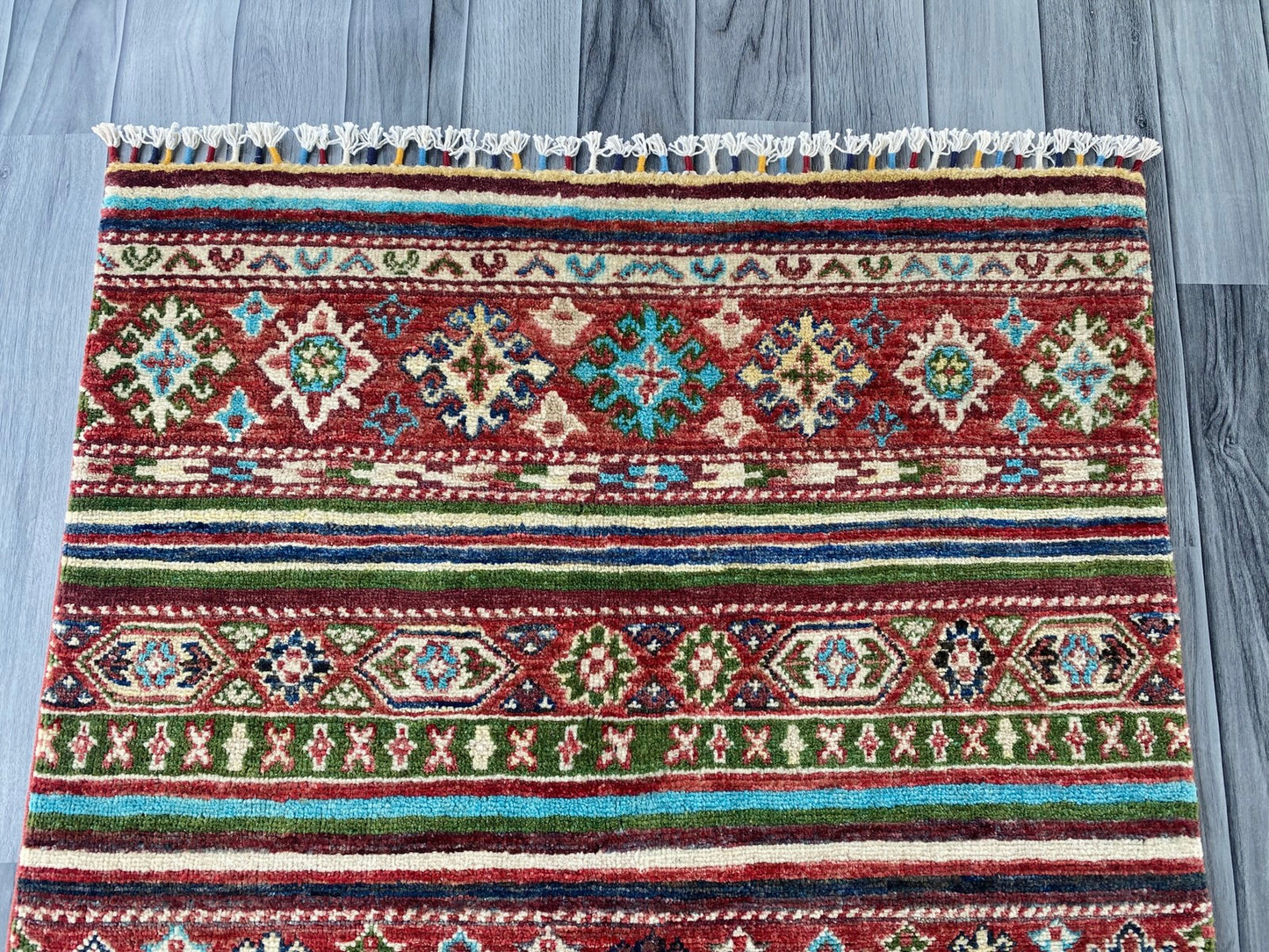 Handmade Fine Quality Chobi Wool Rug ( 128 CM x 85 CM ) SS#61