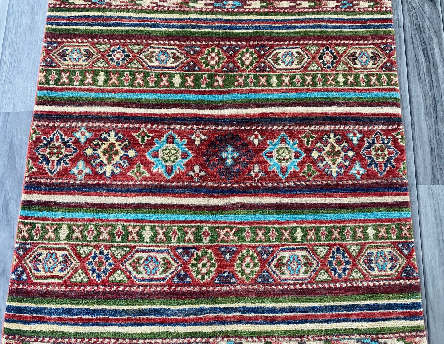 Handmade Fine Quality Chobi Wool Rug ( 128 CM x 85 CM ) SS#61