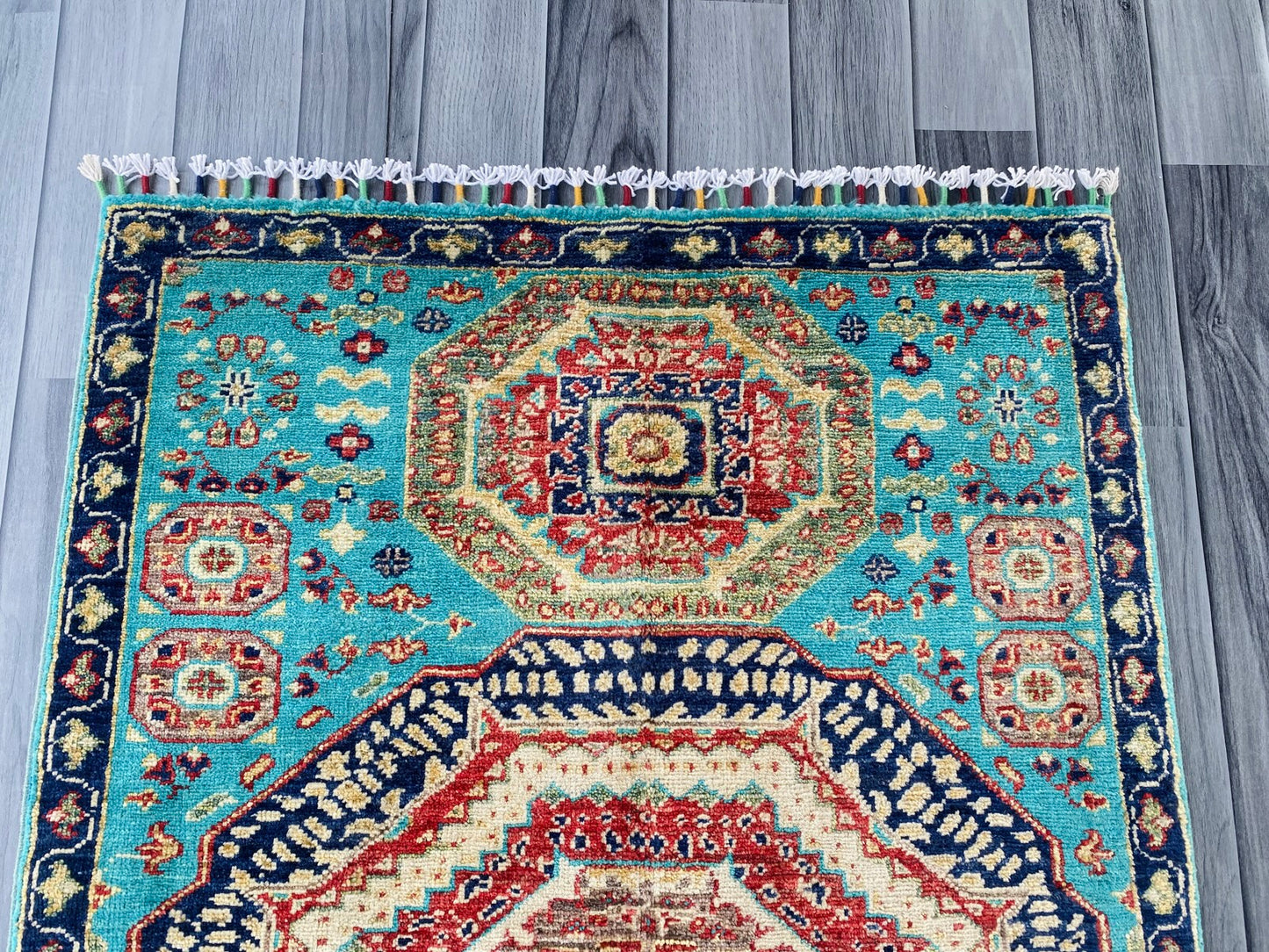 Handmade Fine Quality Chobi Wool Rug  ( 120 CM x 80 CM ) SS#71