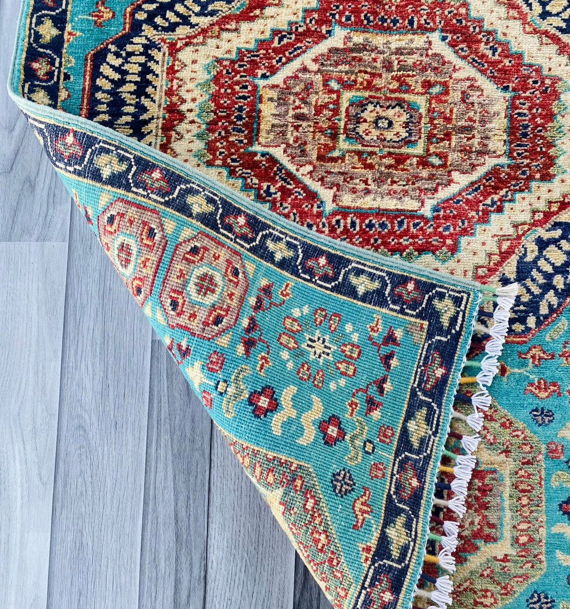 Handmade Fine Quality Chobi Wool Rug  ( 120 CM x 80 CM ) SS#71